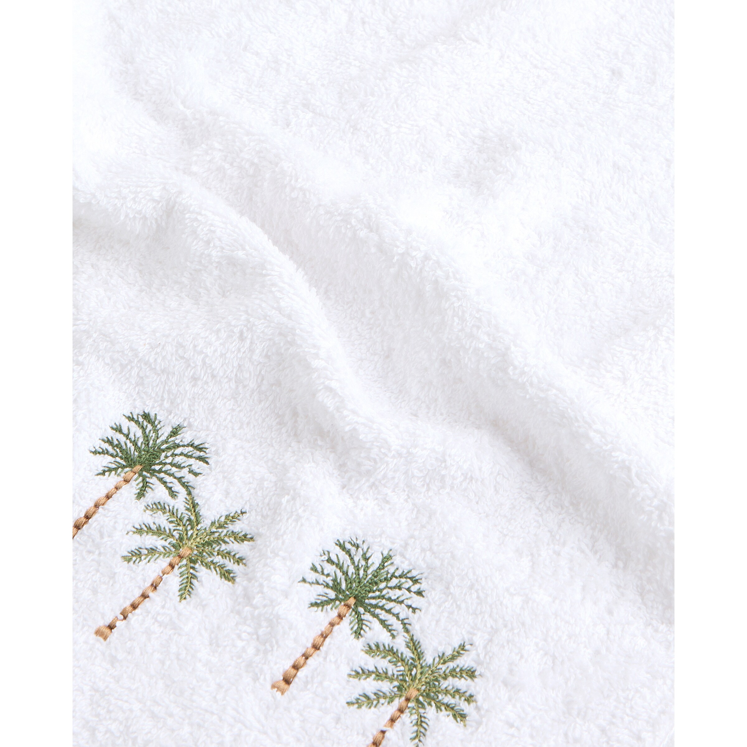 Toalha de Banho de Algodão 500 g/m2 Palm Branco-4