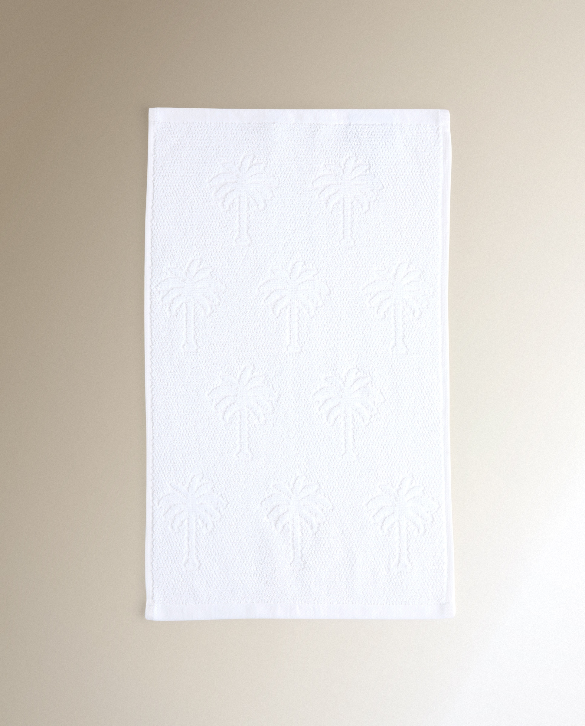 Toalla de baño algodón 500 gr/m2 Palmar - Blanco Tocador Blanco-2