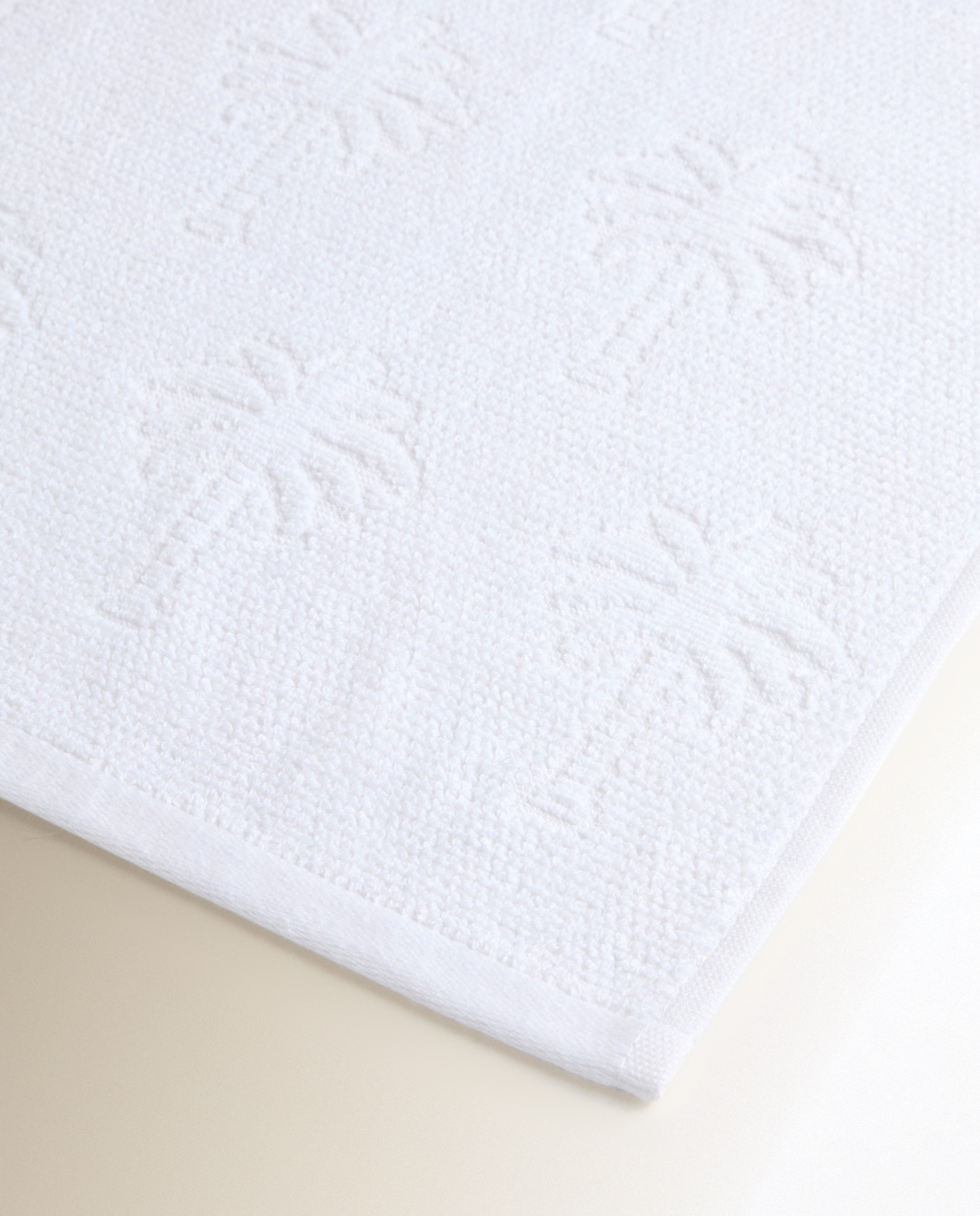 Toalla de baño algodón 500 gr/m2 Palmar - Blanco Tocador Blanco-3