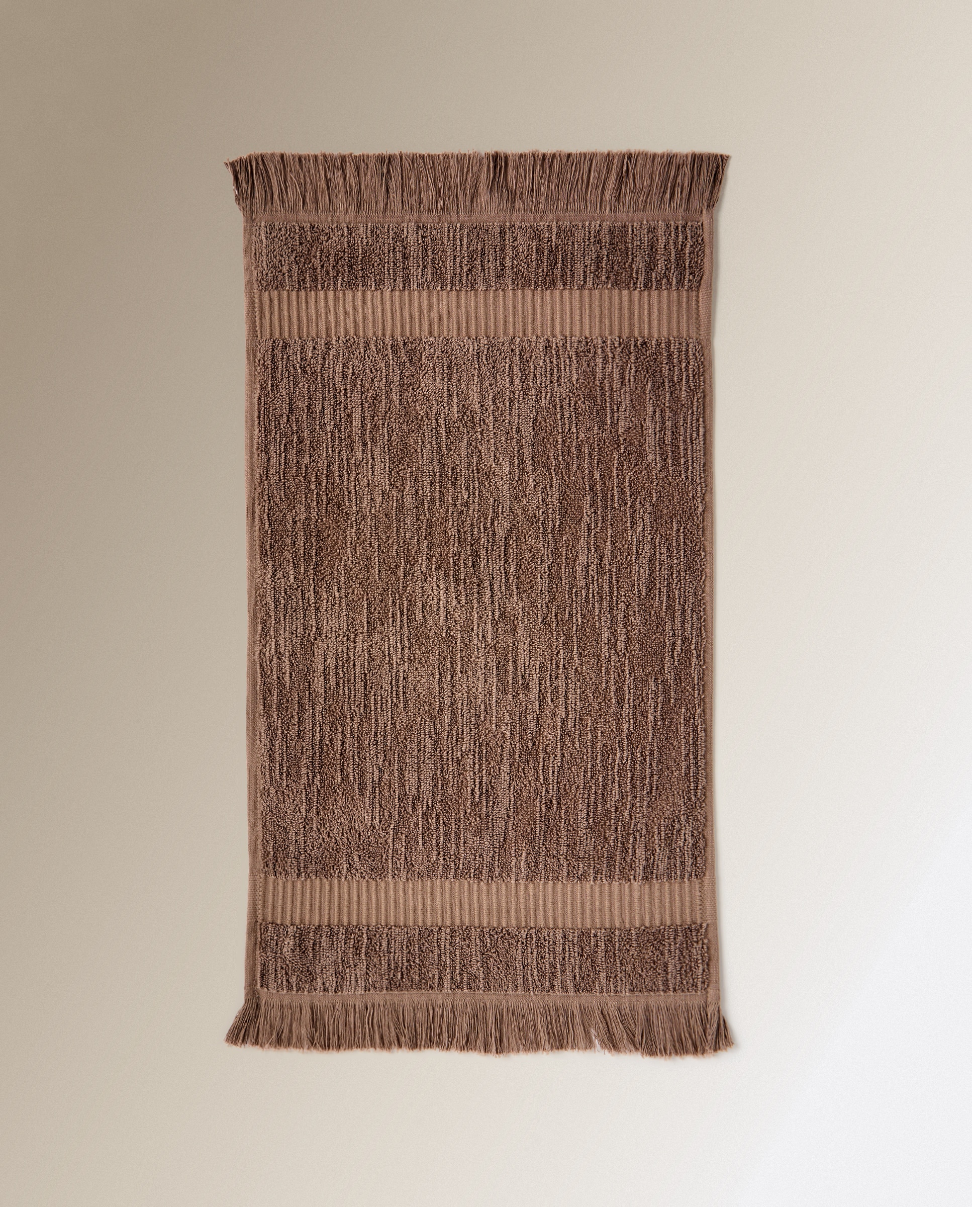 Toalla de Banho de Algodão 560 g/m2 Nature Castanho-2
