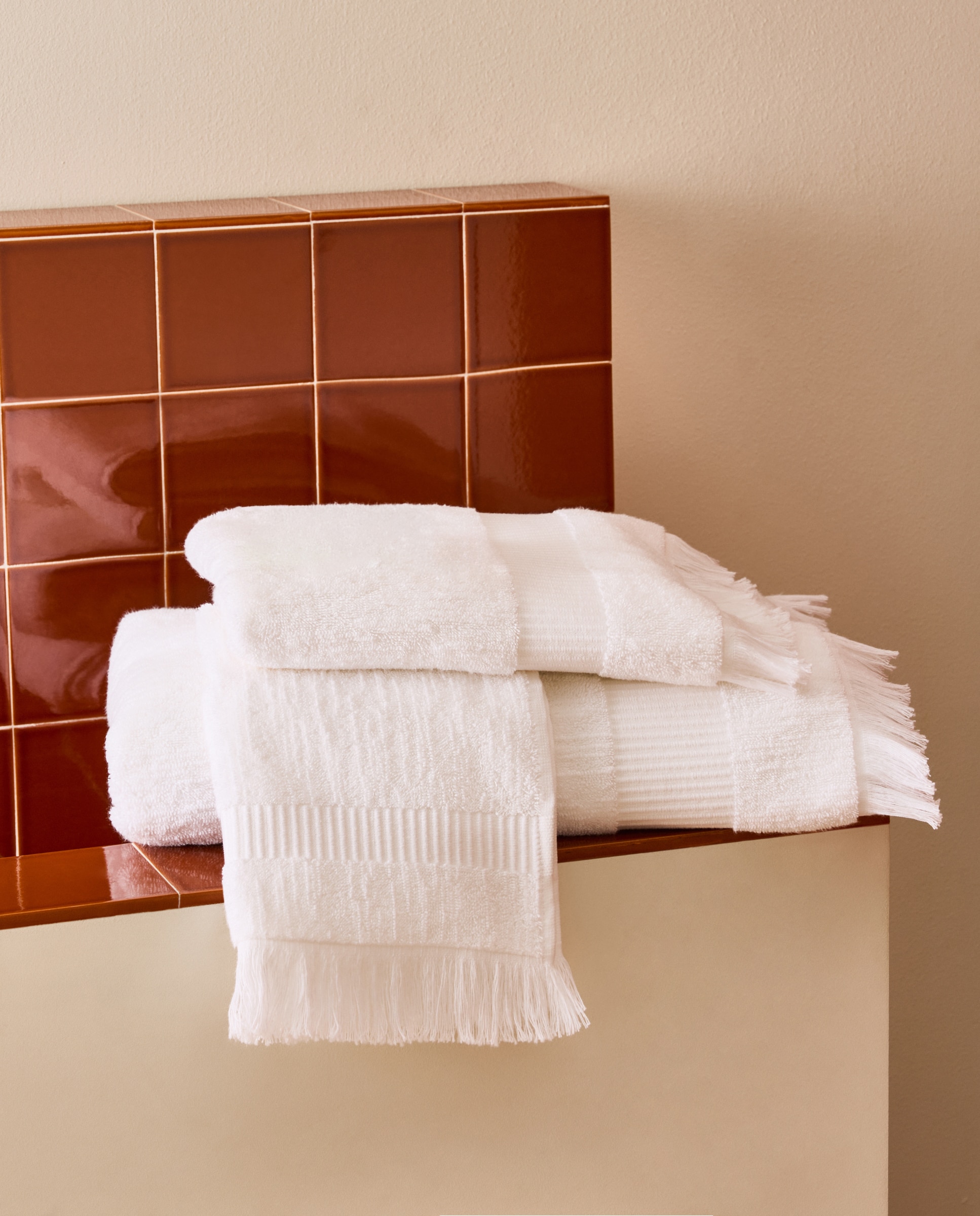 Imagen 0 de Toalla de baño algodón 560 gr/m2 Nature Blanco
