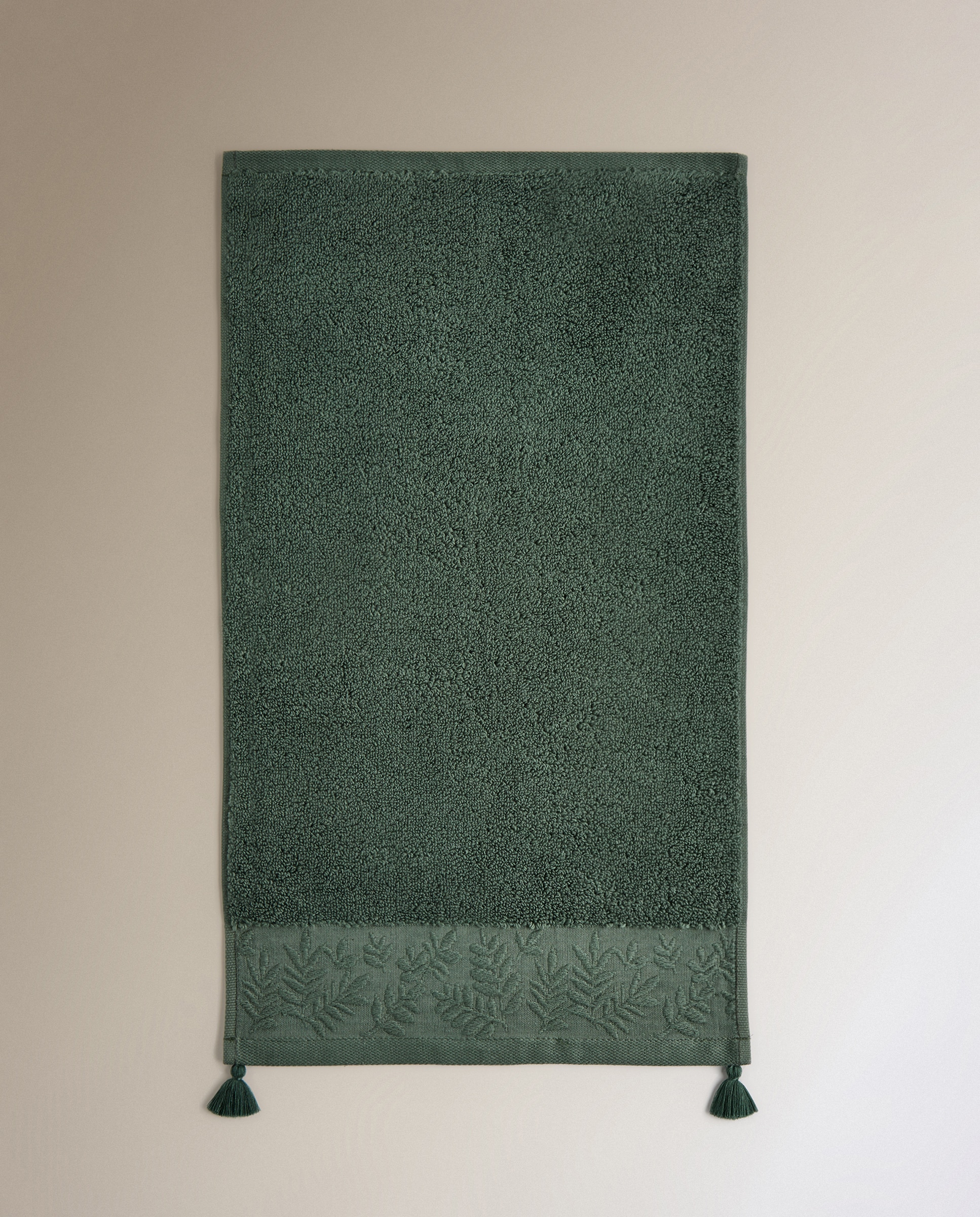 Toalha de Banho de Algodão 530 g/m2 Tedey Verde-2
