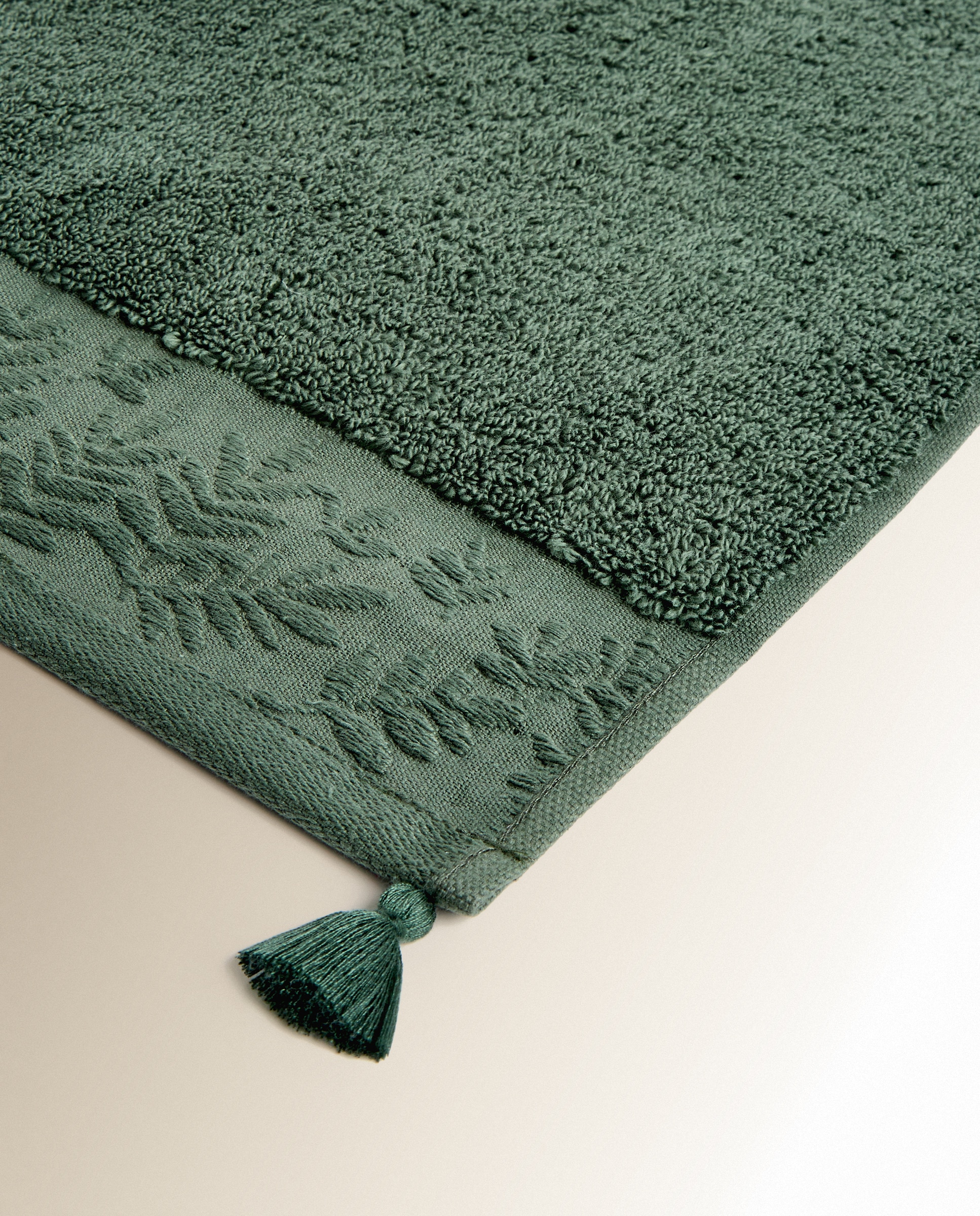 Toalha de Banho de Algodão 530 g/m2 Tedey Verde-3