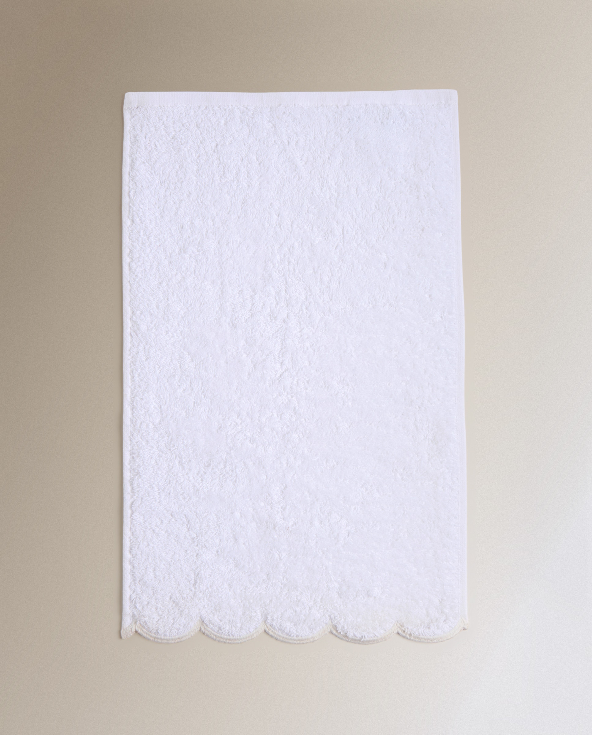 Toalla de baño algodón 500 gr/m2 Ondas - Blanco Tocador Blanco-2