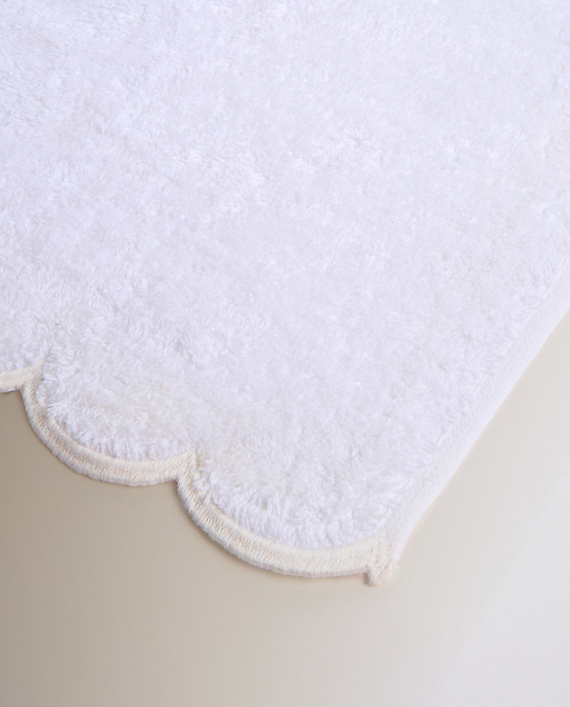 Toalla de baño algodón 500 gr/m2 Ondas - Blanco Tocador Blanco-3