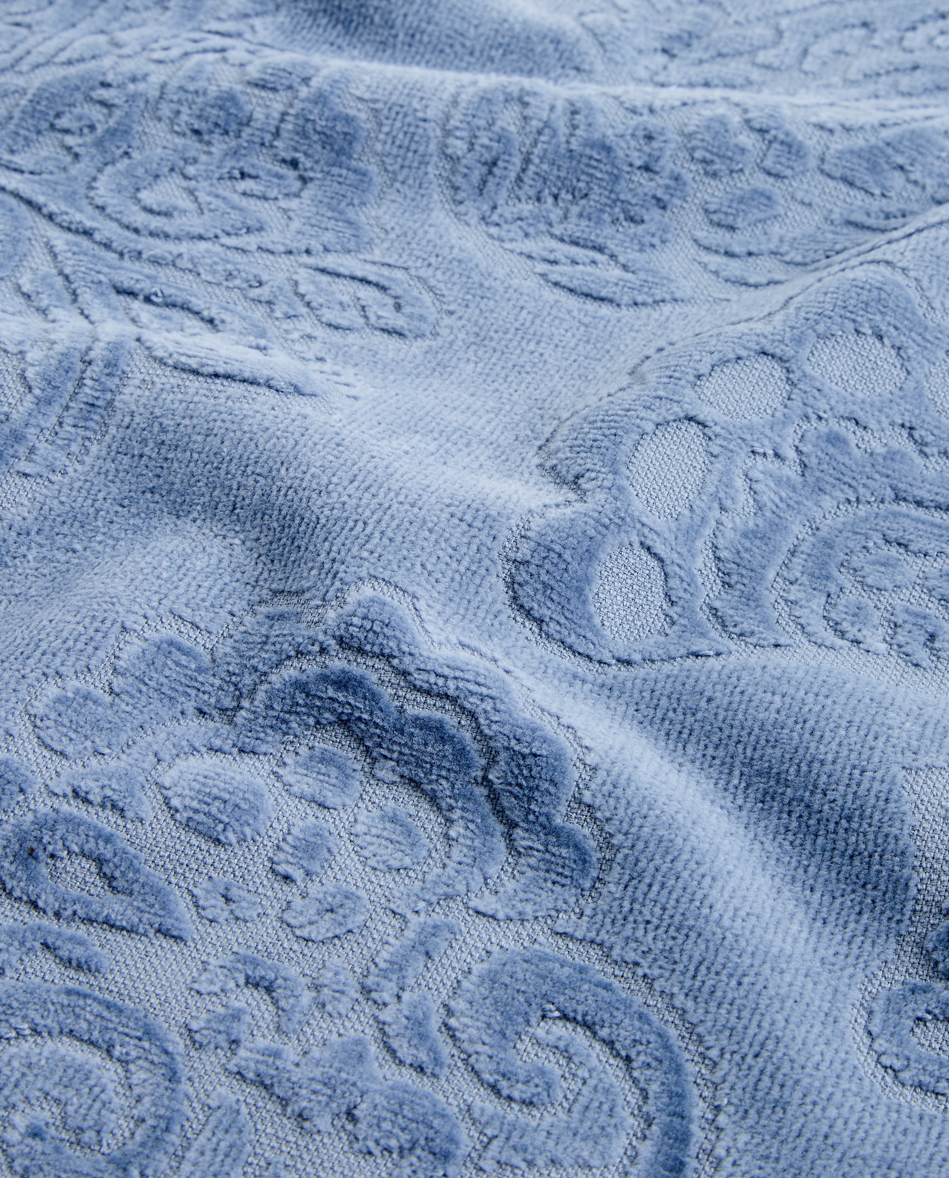 Toalla de baño algodón 530 gr/m2 Boteh - Azul Tocador Azul-4