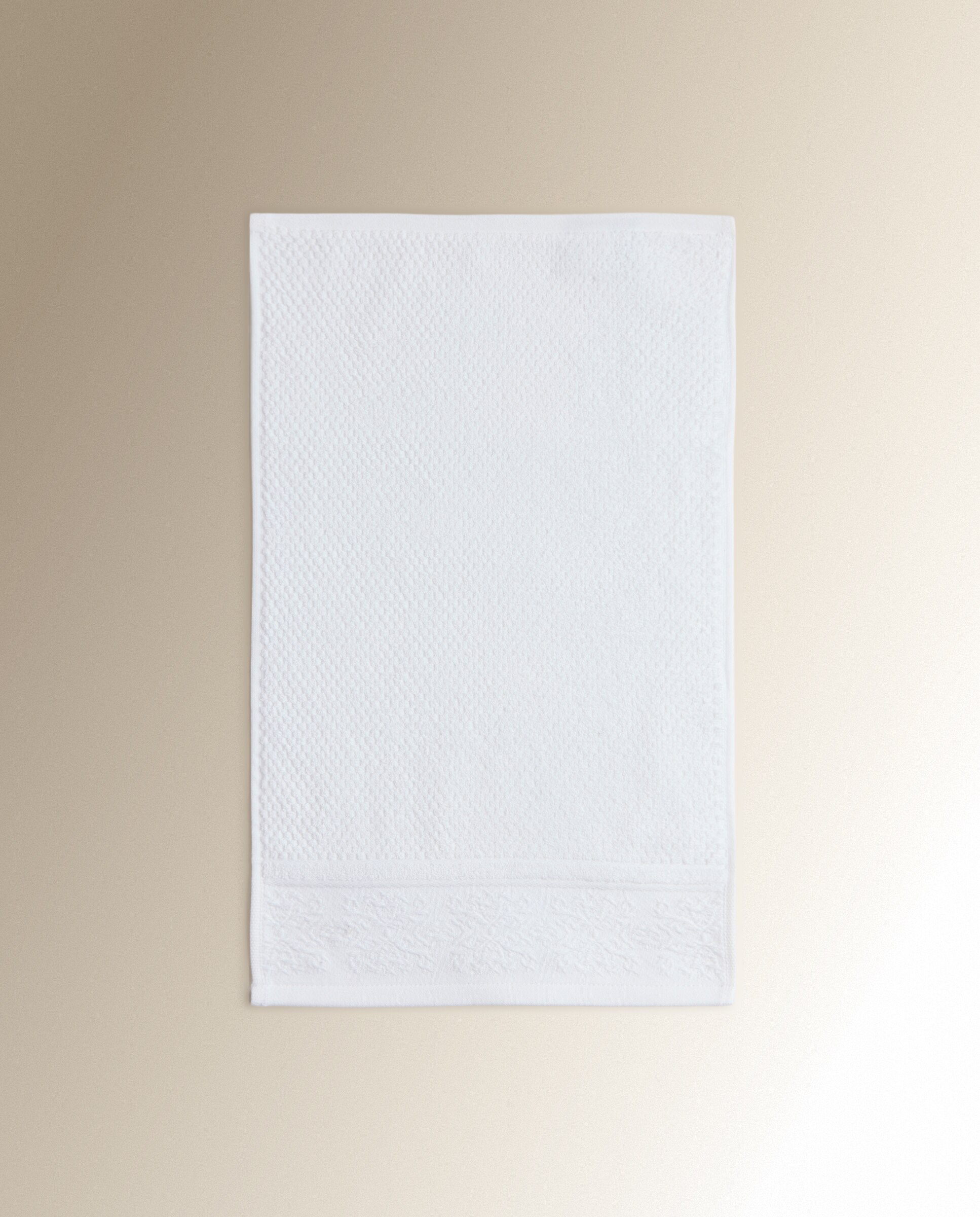 Toalla de baño algodón 550 gr/m2 Baroque - Blanco Tocador Blanco-2