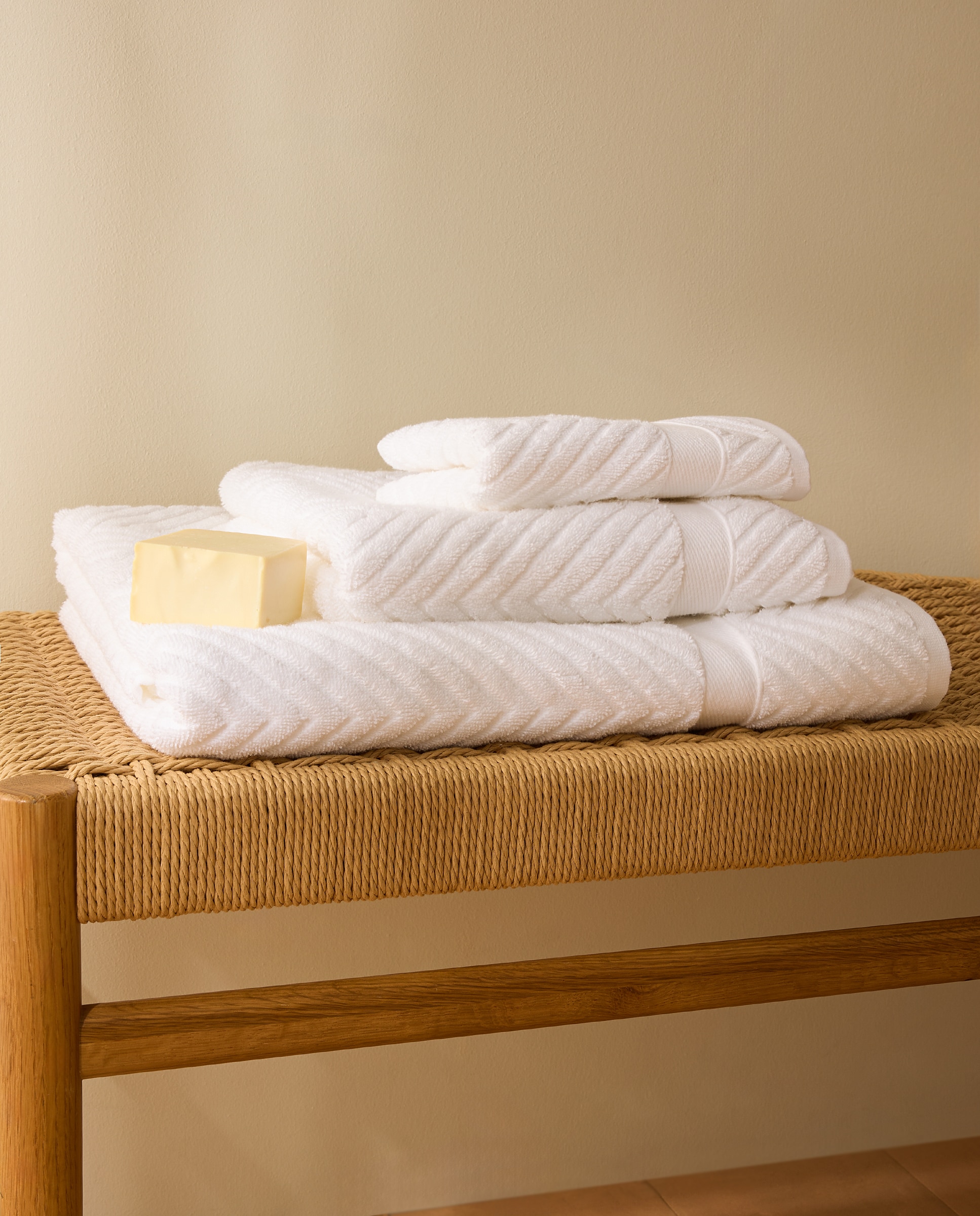 Toalla de baño algodón 600 gr/m2 Amalfi - Blanco Tocador Blanco-1