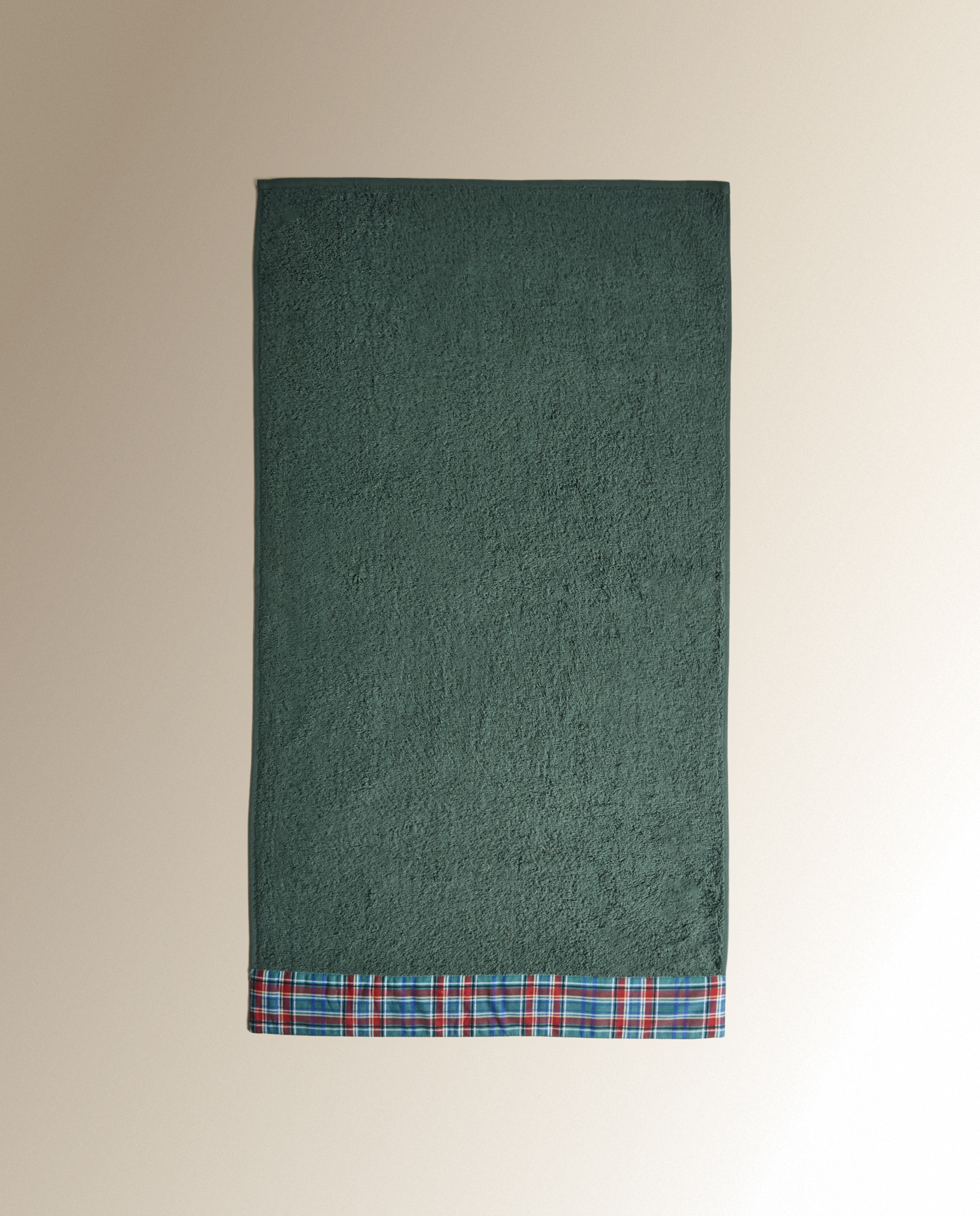 Set de 2 toallas de lavabo algodón 480 gr/m2 Mckenzie - Verde Verde-1