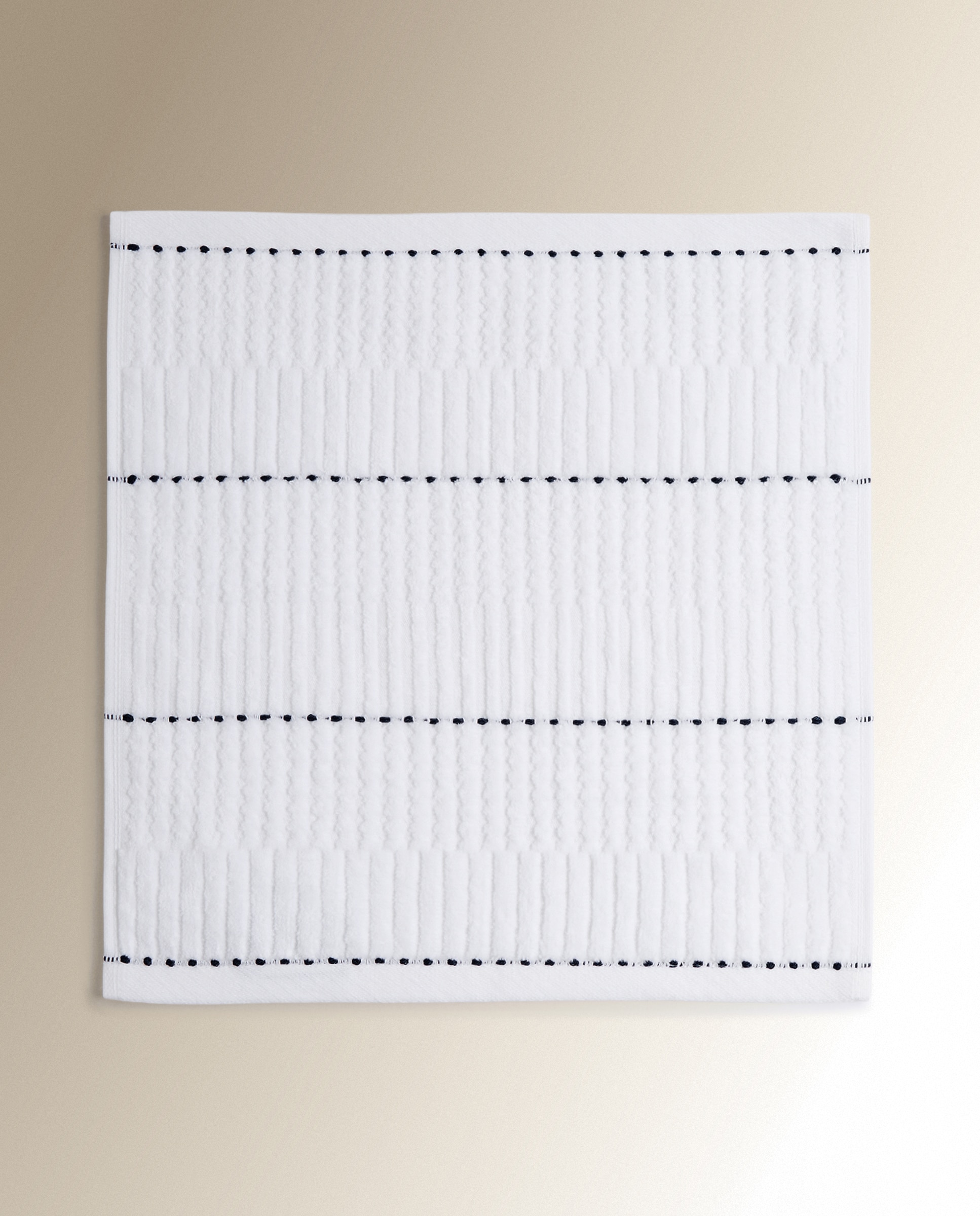 Set de 3 toallas de tocador algodón 550 gr/m2 Tagle - Blanco Tocador Blanco-2