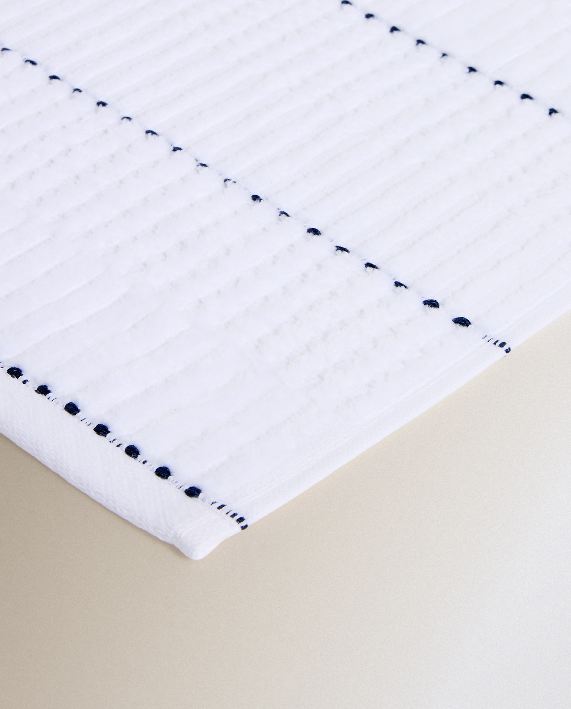 Set de 3 toallas de tocador algodón 550 gr/m2 Tagle - Blanco Tocador Blanco-3