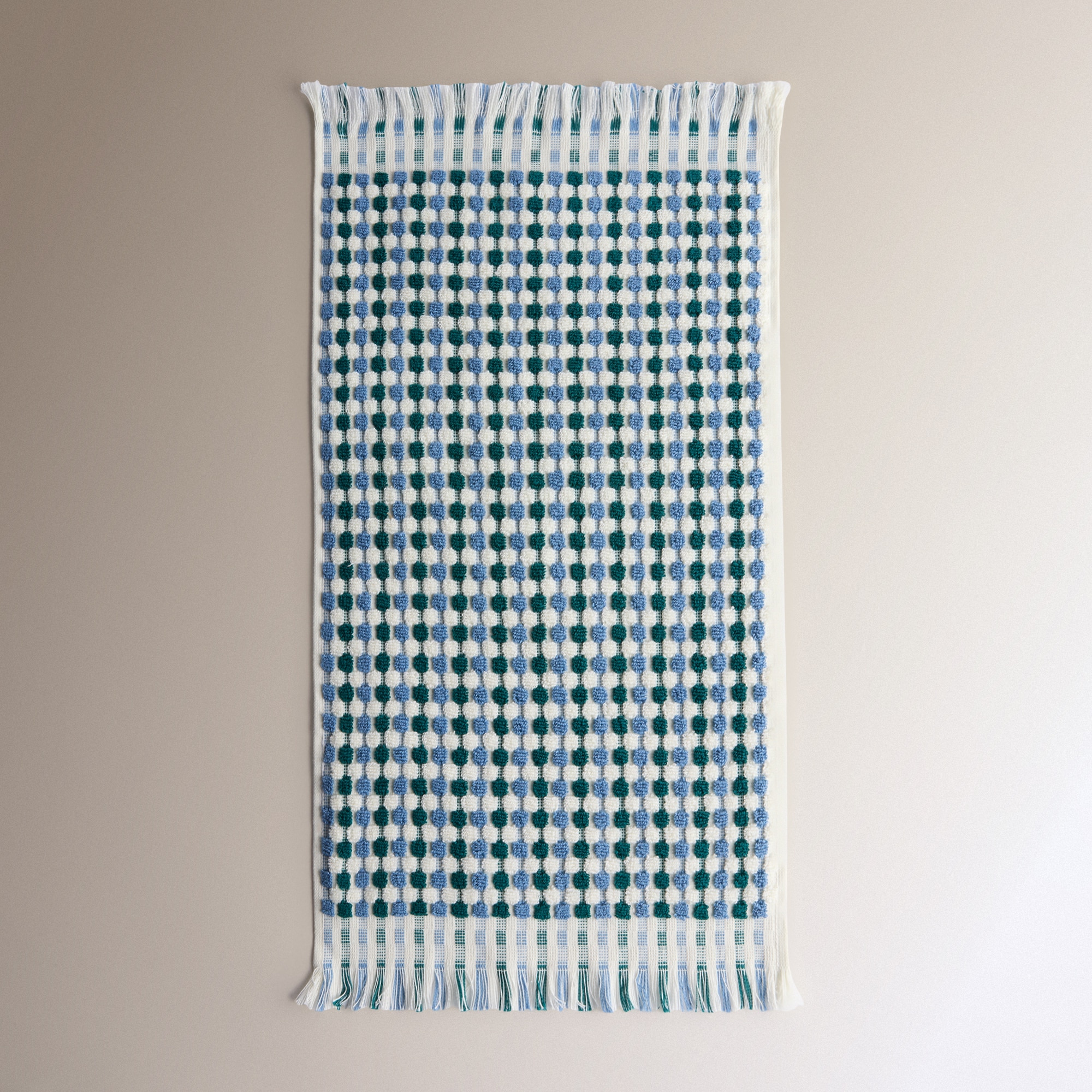 Toalha de Banho de Algodão 500 g/m2 Mosaico Azul-2