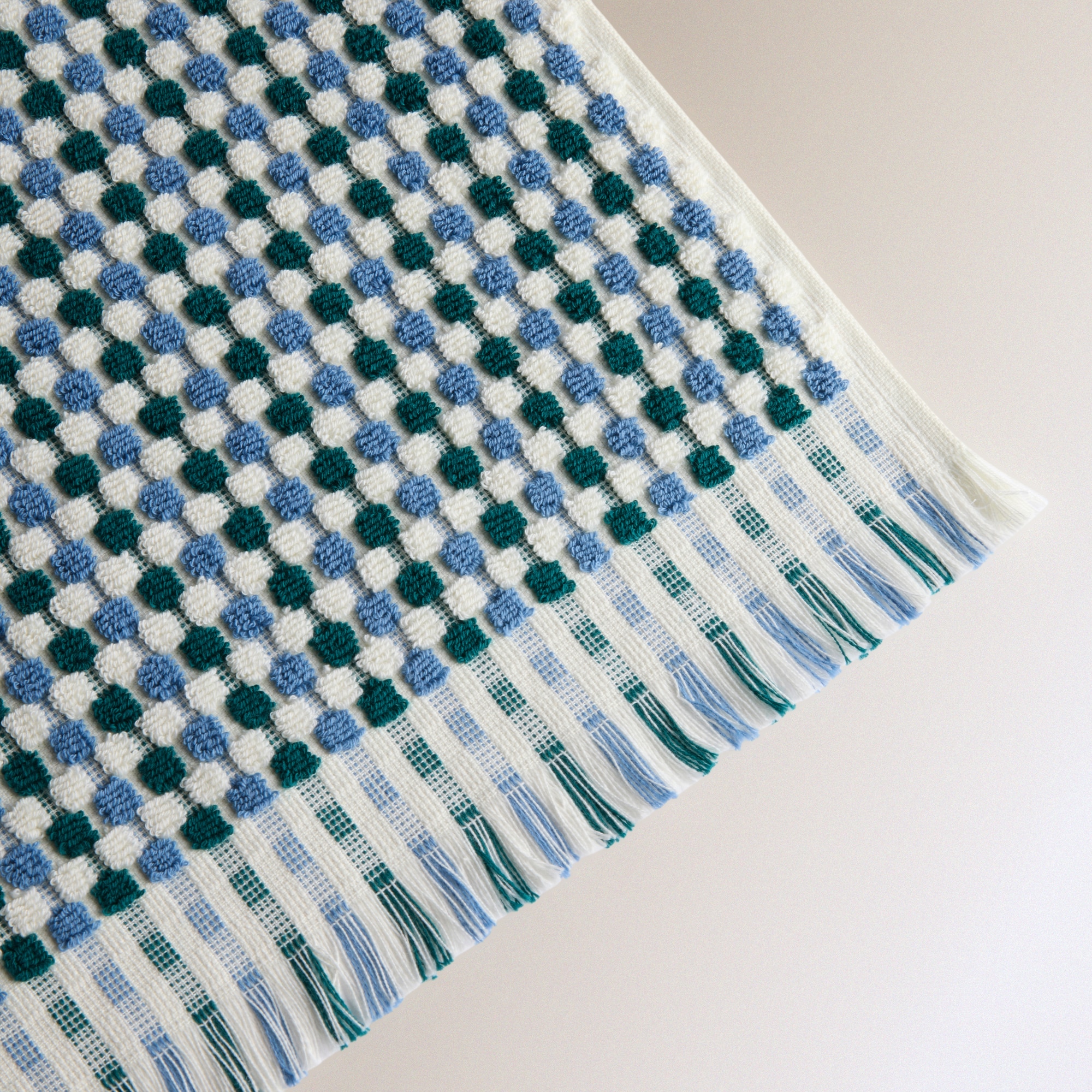 Toalha de Banho de Algodão 500 g/m2 Mosaico Azul-3