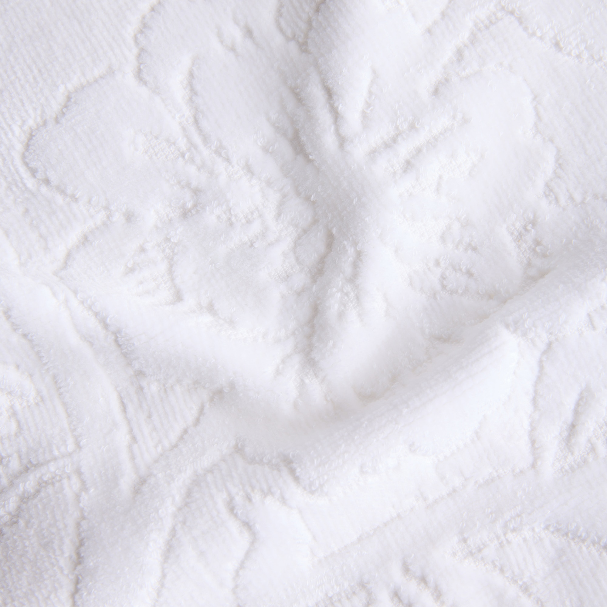 Imagen 2 de Set de 3 toallas de tocador algodón 480 gr/m2 Kitami - Blanco Tocador Blanco
