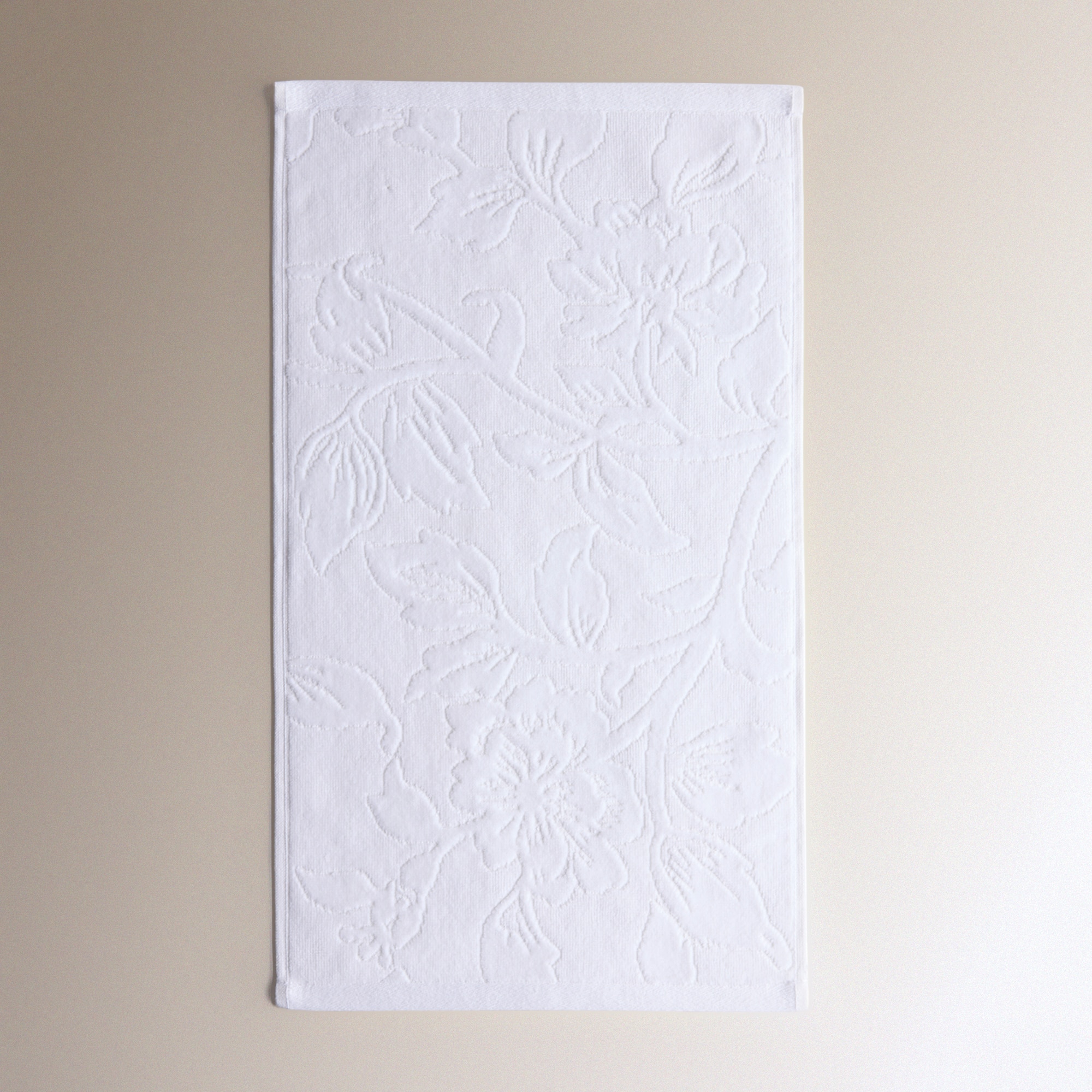 Toalla de baño algodón 480 gr/m2 Kitami Blanco Tocador Blanco-2