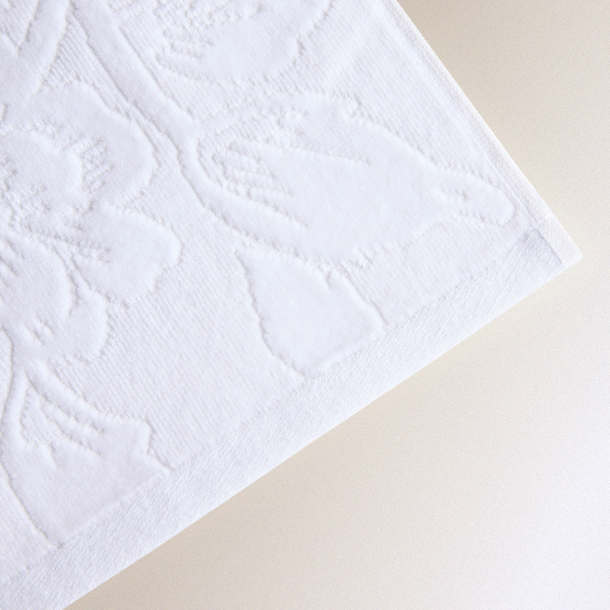 Toalla de baño algodón 480 gr/m2 Kitami Blanco Tocador Blanco-3