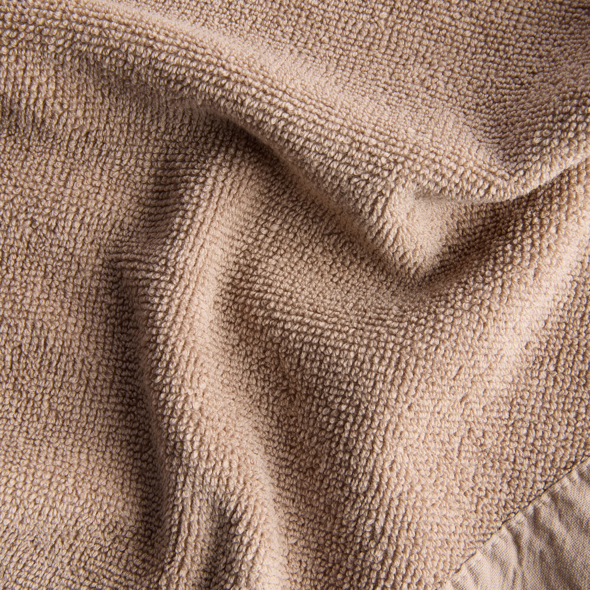 Toalha de Banho de Algodão Faixa - 480 g/m2 Taupe-4