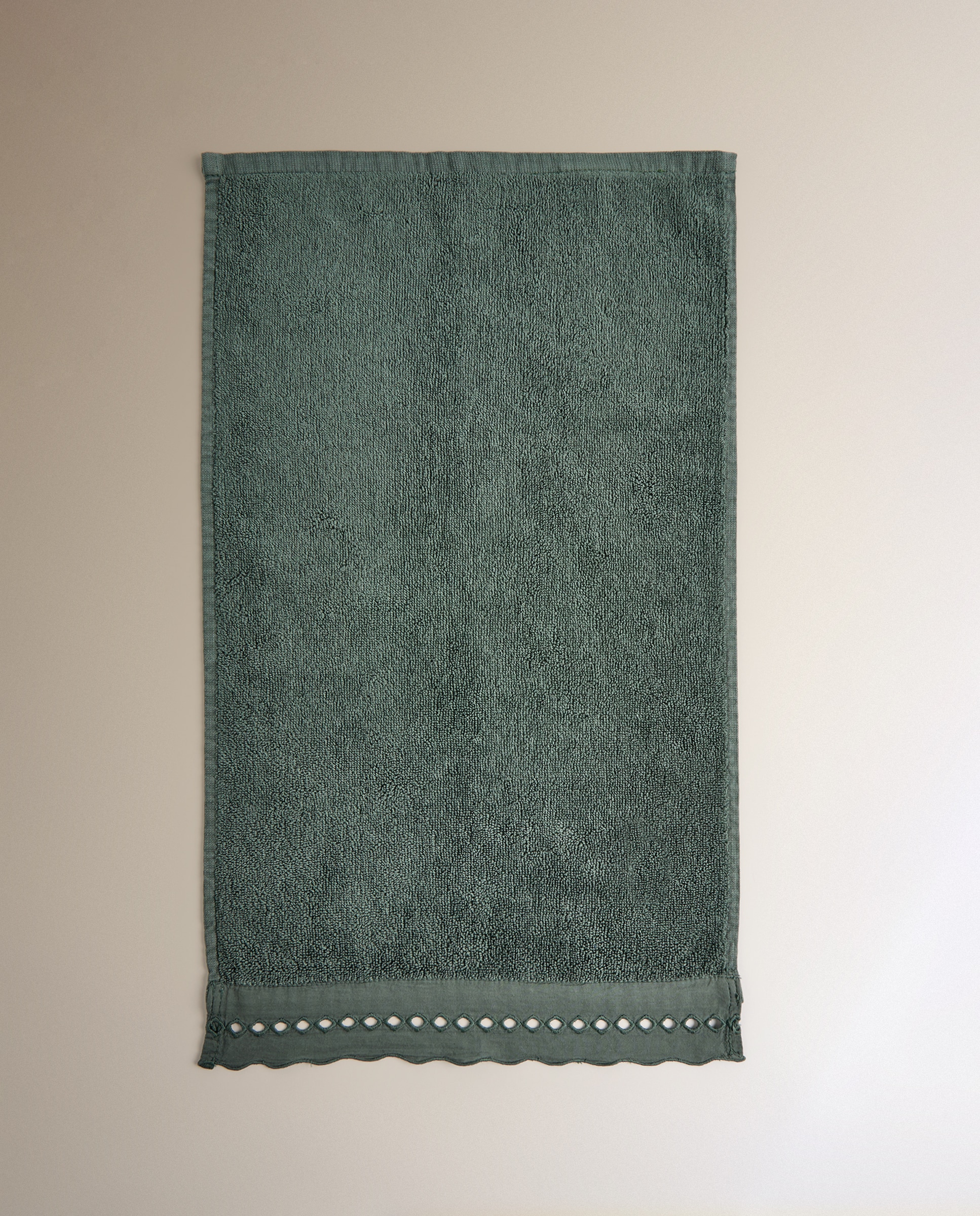 Toalla de baño algodón 550 gr/m2 Arezzo - Verde Tocador Verde-2