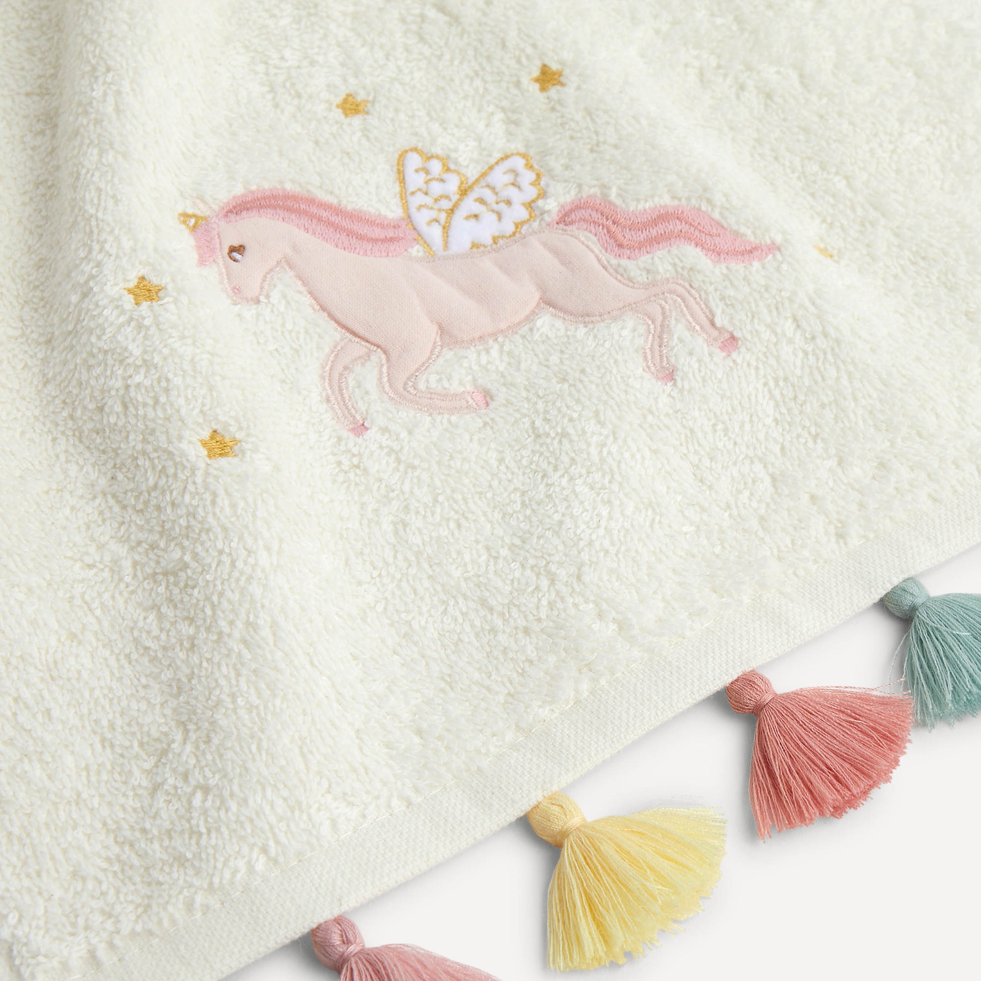Toalha de Banho Infantil de Algodão Valentine Mini Home - 450 g/m2 Branco-2