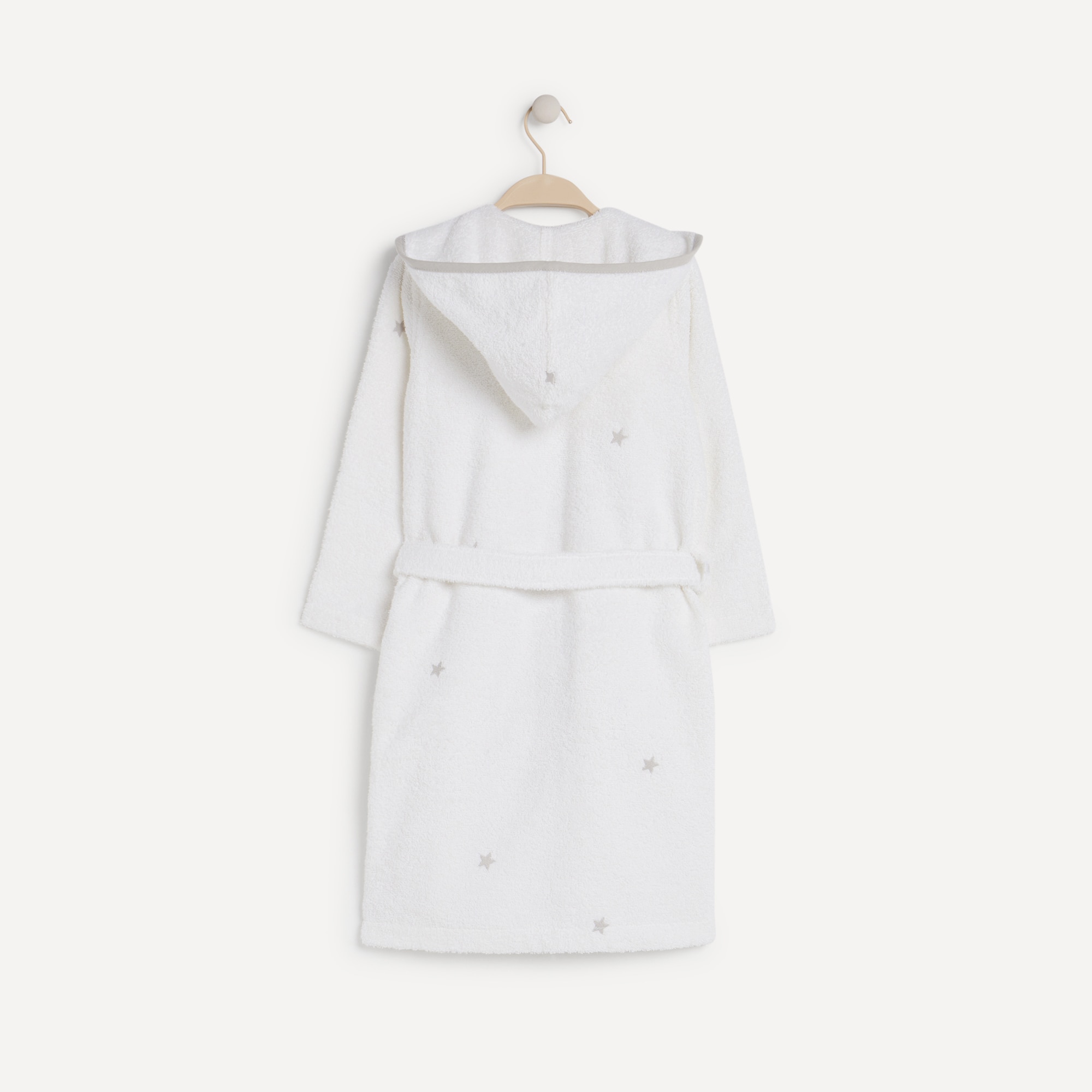 Albornoz infantil algodón 360 gr/m2 Stellar Mini Home - El Corte Inglés - Gris De 4 a 6 años Gris-4