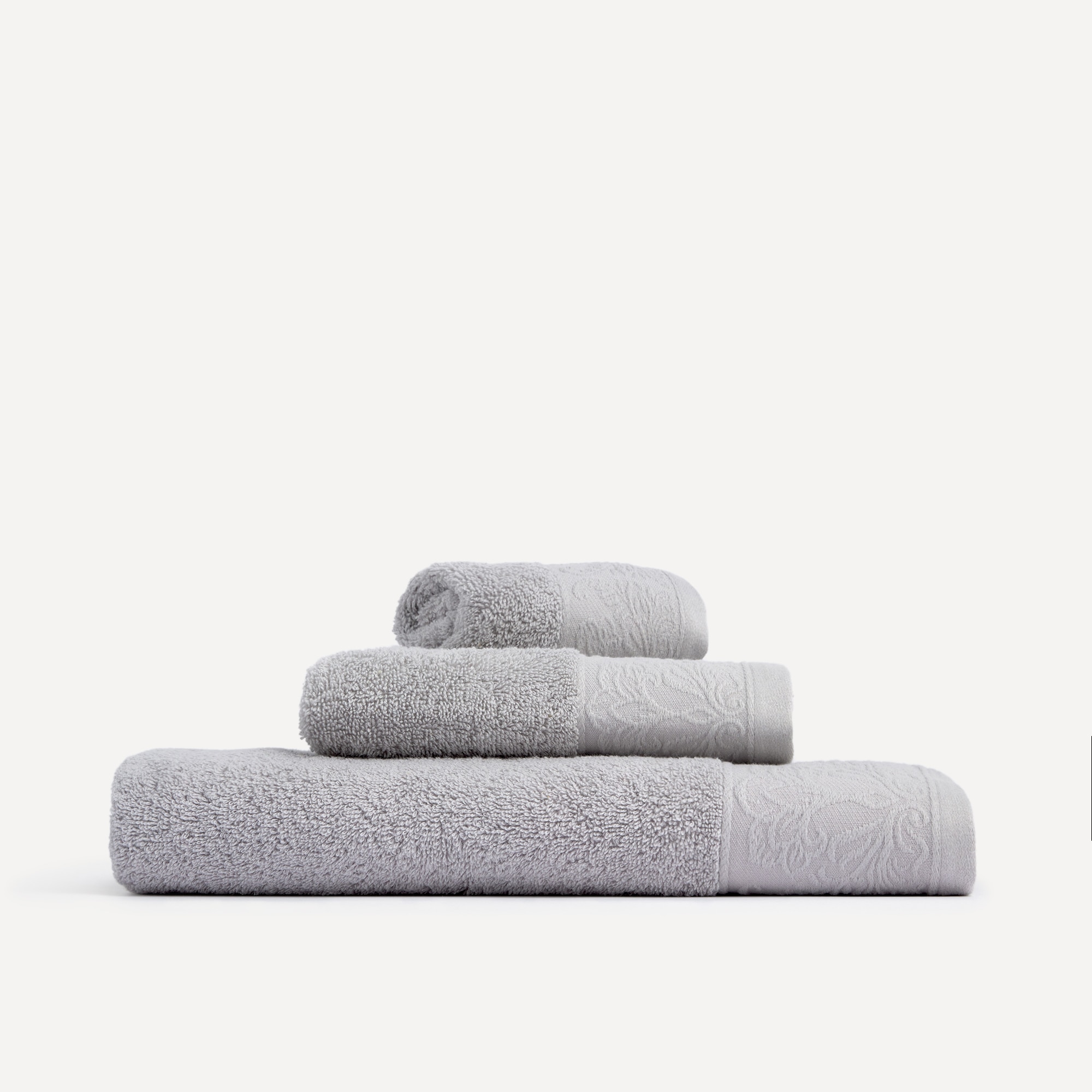 Toalla de baño algodón 450 gr/m2 Aris Basics El Corte Inglés Gris-5