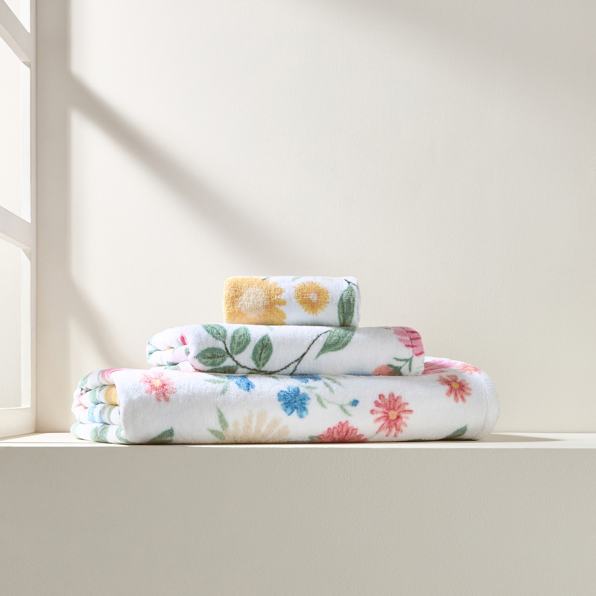 Toalla de baño algodón 420 gr/m2 Wisteria Basics El Corte Inglés Multicolor-1