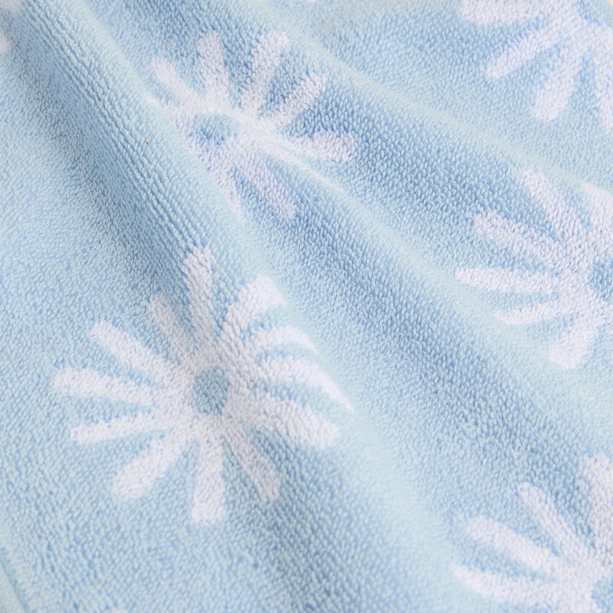 Toalha de Banho de Algodão Daisy - 450 g/m2 Azul-3