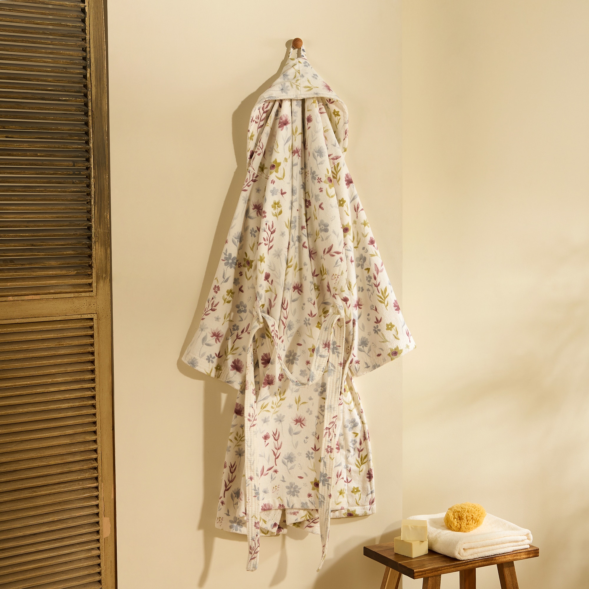 Roupão de Algodão 360 g/m2 Gardenia Multicolor-1