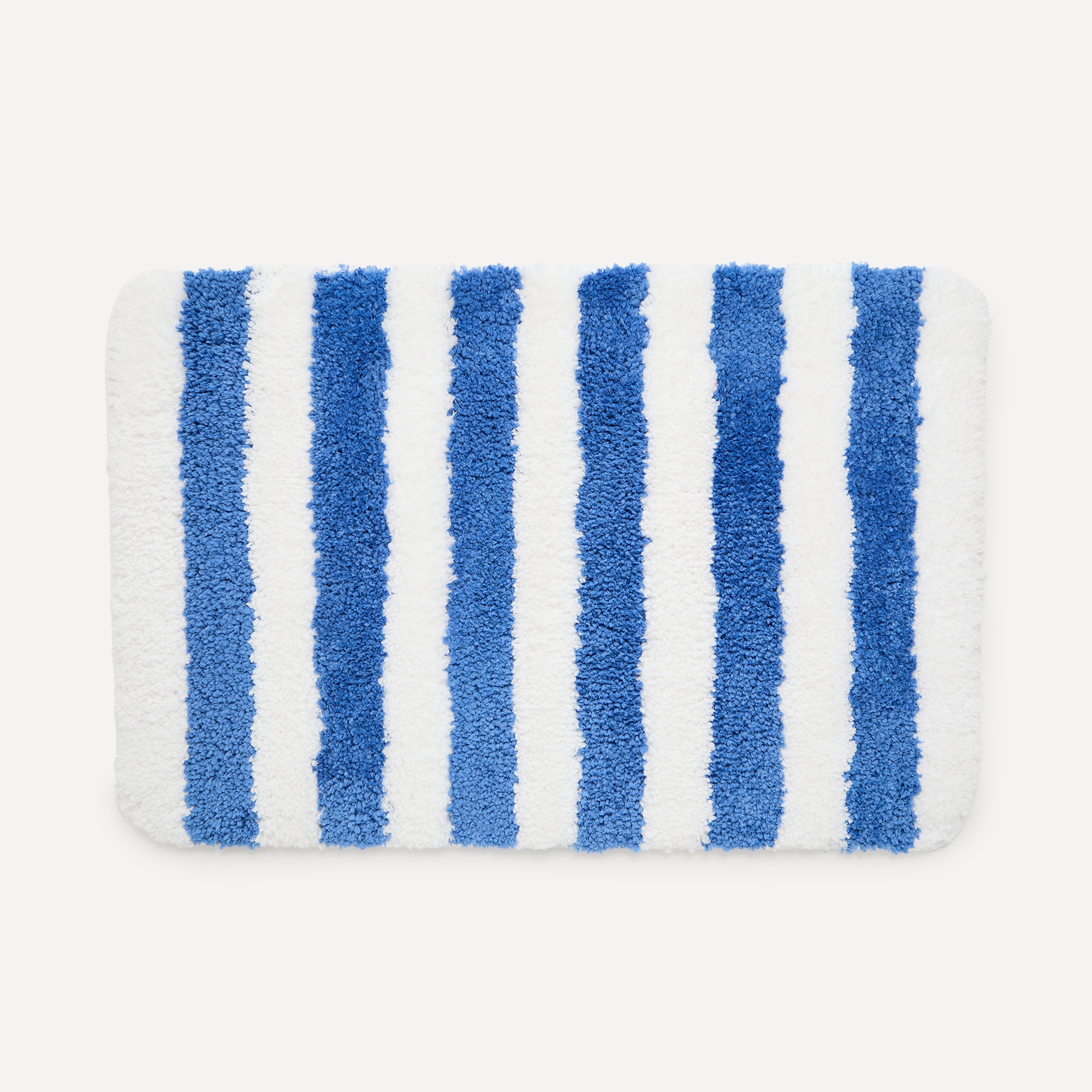 Imagen 0 de Alfombra de baño Rayas Azules Basics El Corte Inglés