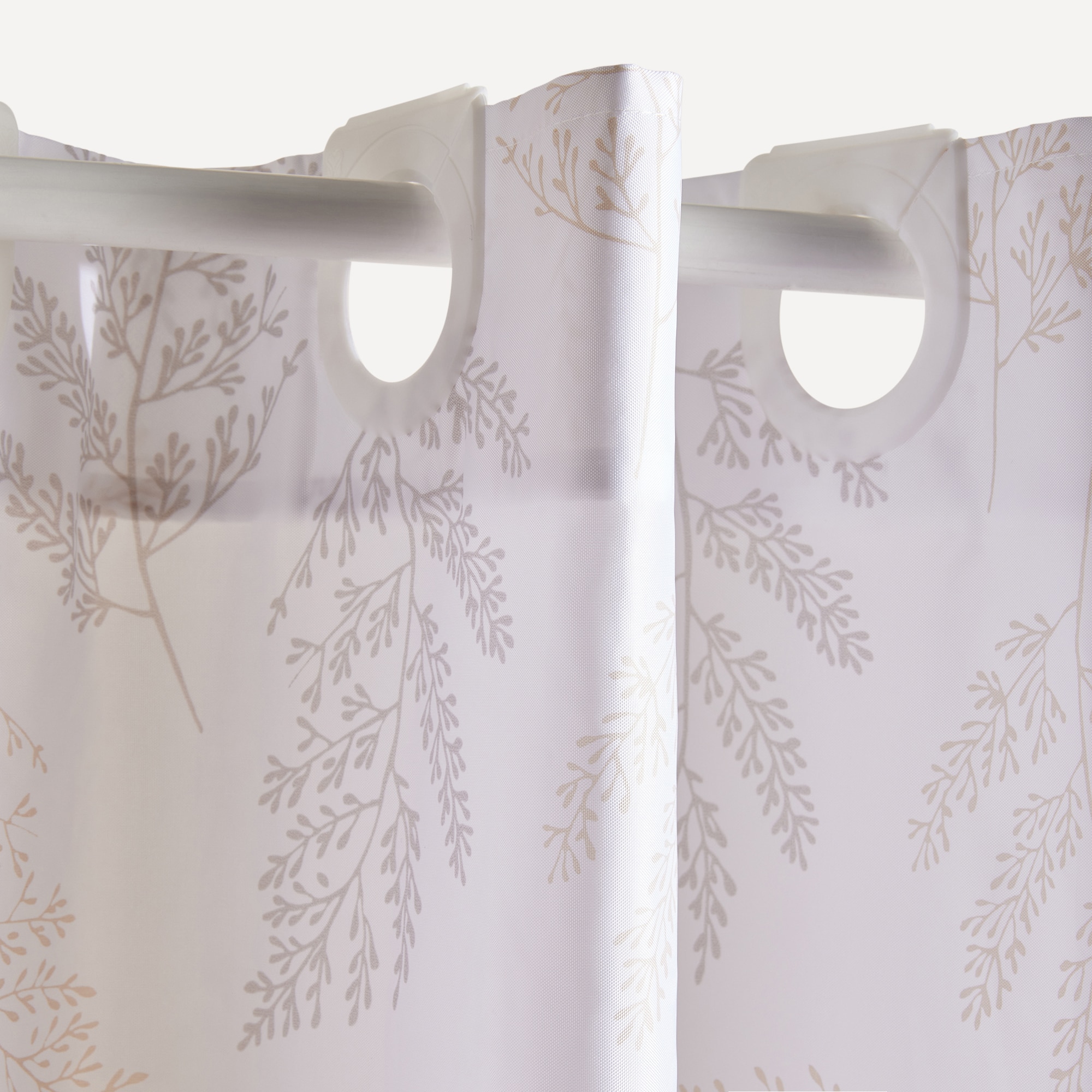 Cortina de baño Dun Basics El Corte Inglés Beige-4