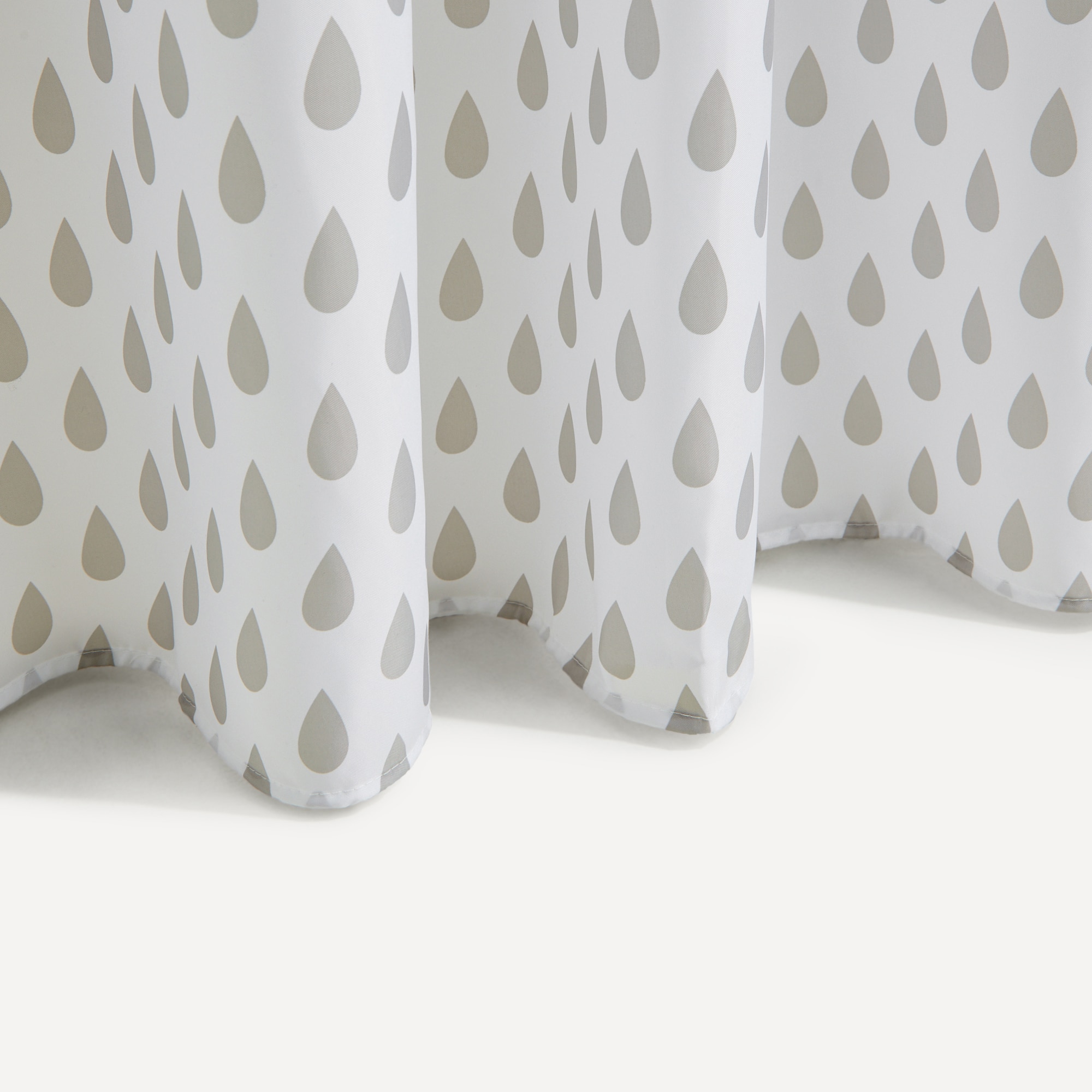 Cortina de Banho Drop 22 Cinzento-3