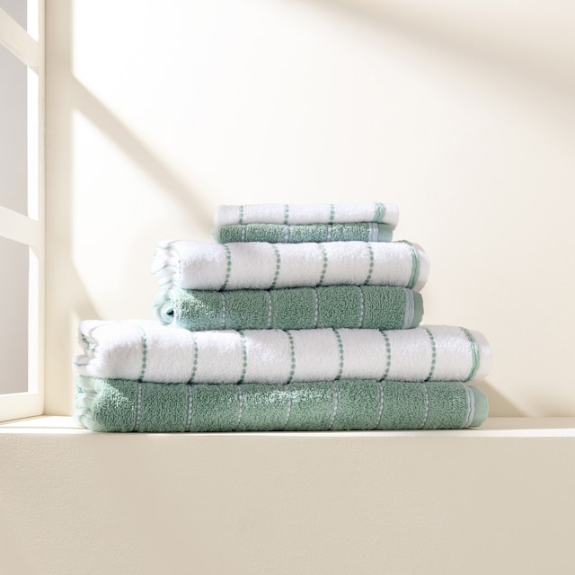 Imagen 0 de Juego de 6 toallas algodón 450 gr/m2 Islandia Basics El Corte Inglés