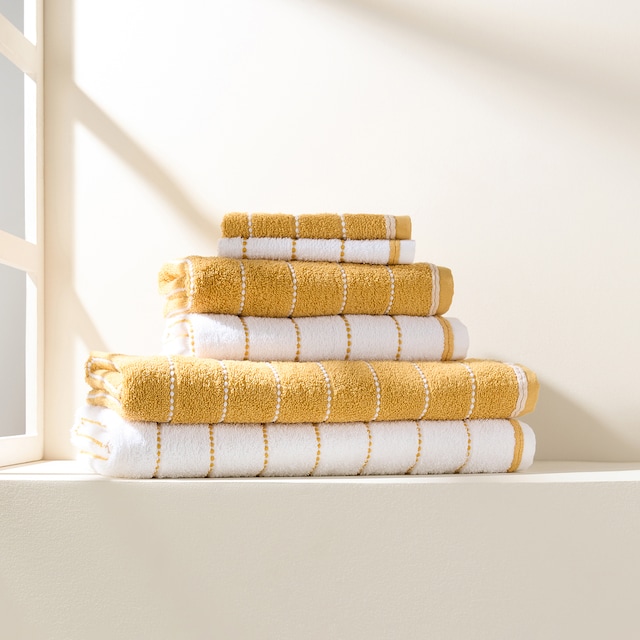 Imagen 0 de Juego de 6 toallas algodón 450 gr/m2 Islandia Basics El Corte Inglés