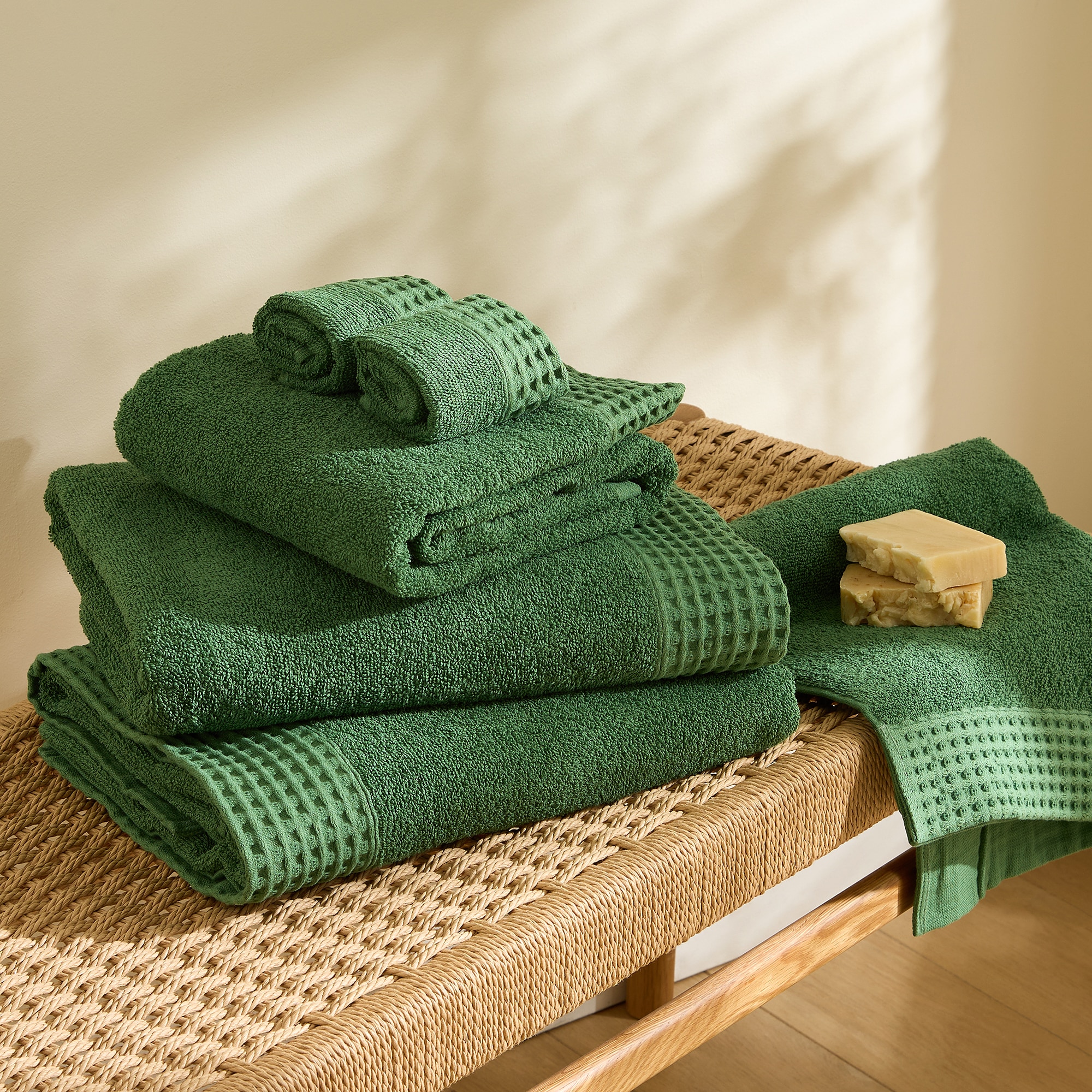 Imagen 0 de Juego de 6 toallas algodón 450 gr/m2 Frere