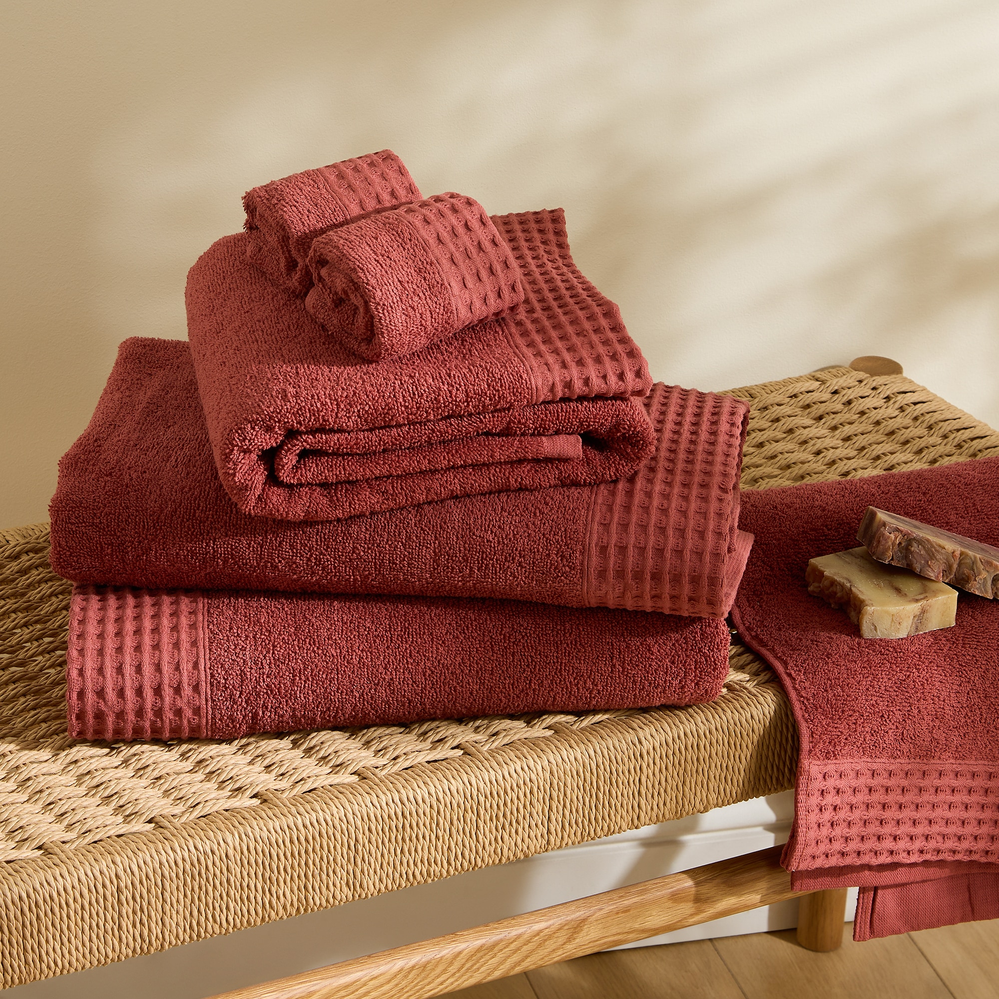 Imagen 0 de Juego de 6 toallas algodón 450 gr/m2 Frere