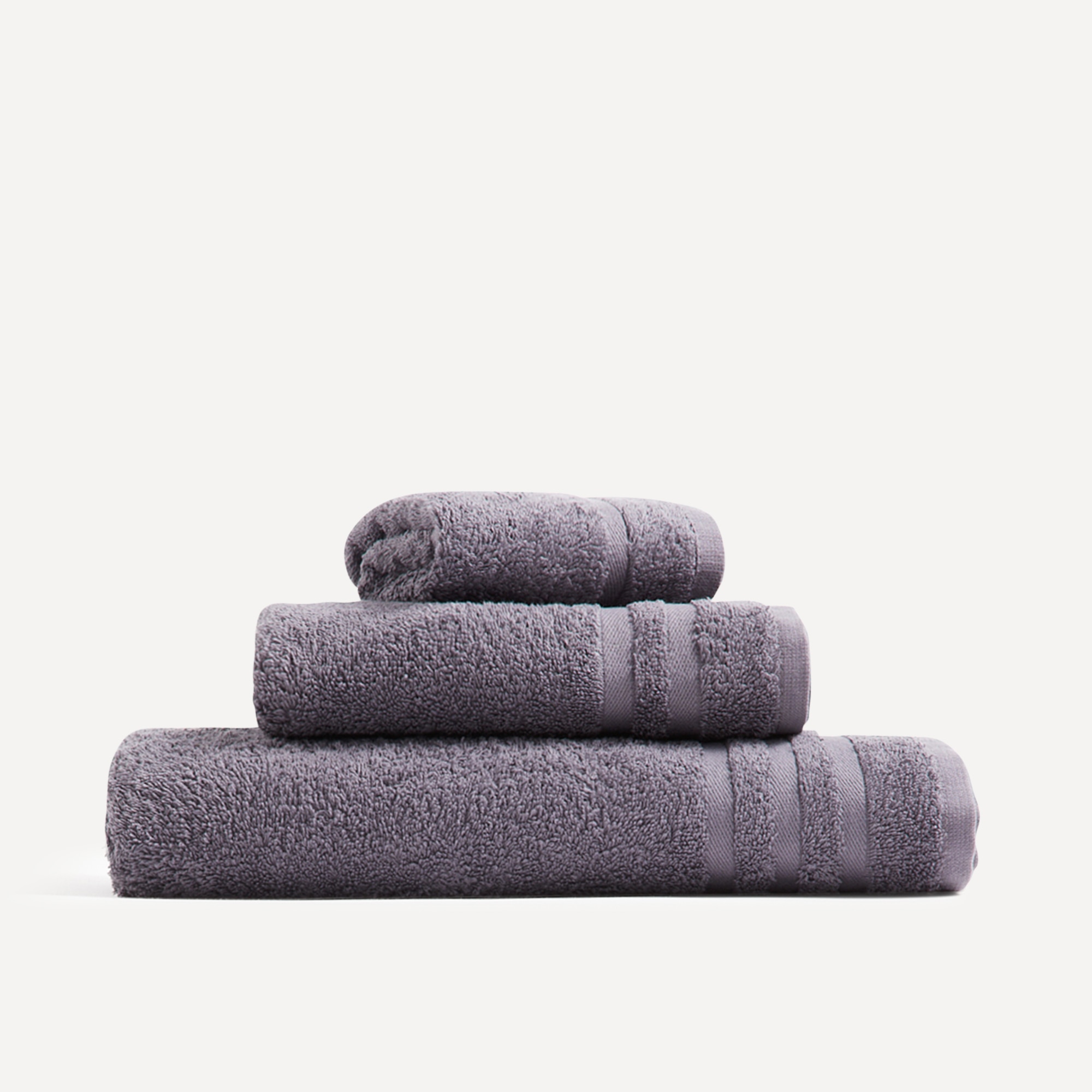Toalla de baño algodón 450 gr/m2 Zafiro Basics El Corte Inglés Gris-5