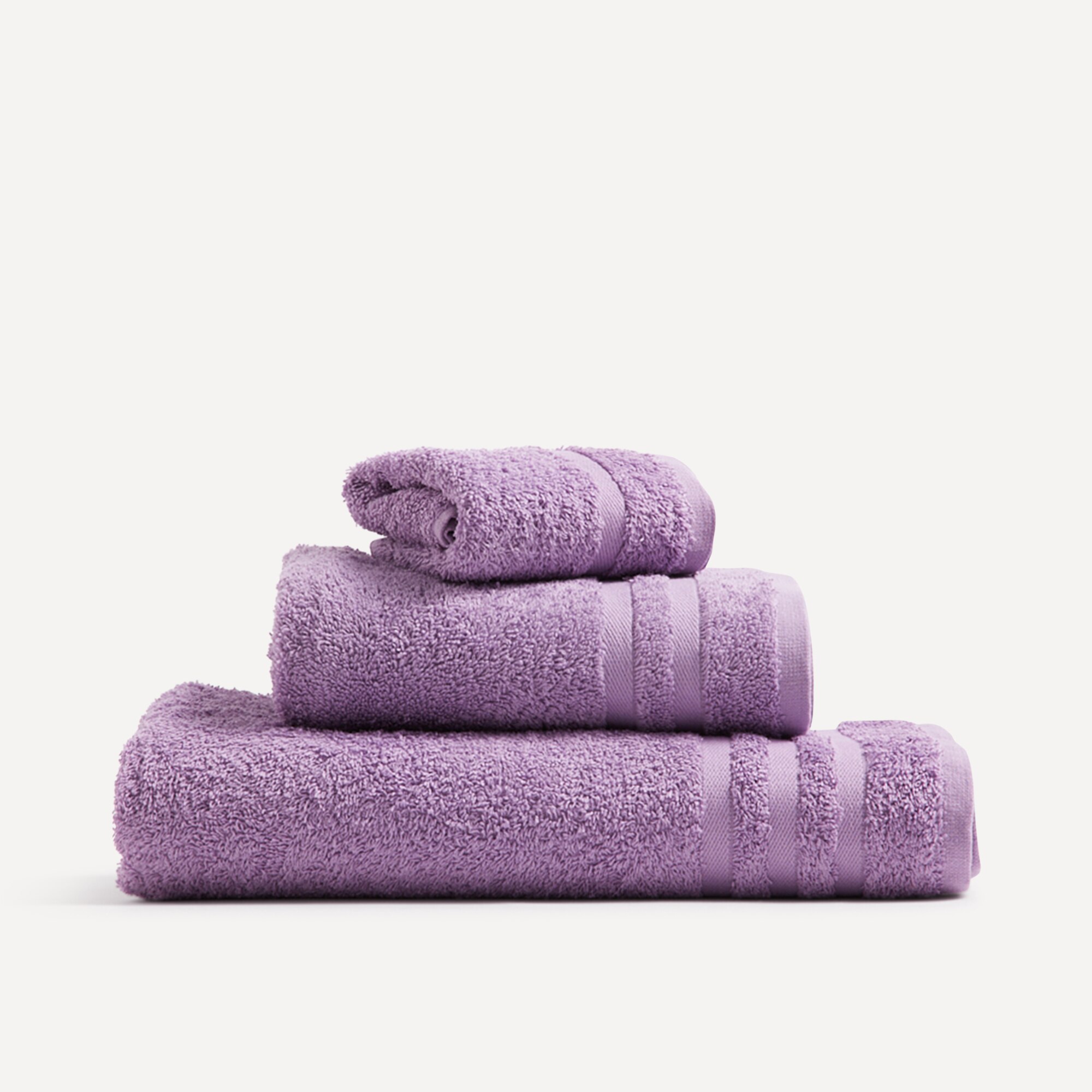 Toalla de baño algodón 450 gr/m2 Zafiro Basics El Corte Inglés - Violeta Tocador Violeta-5
