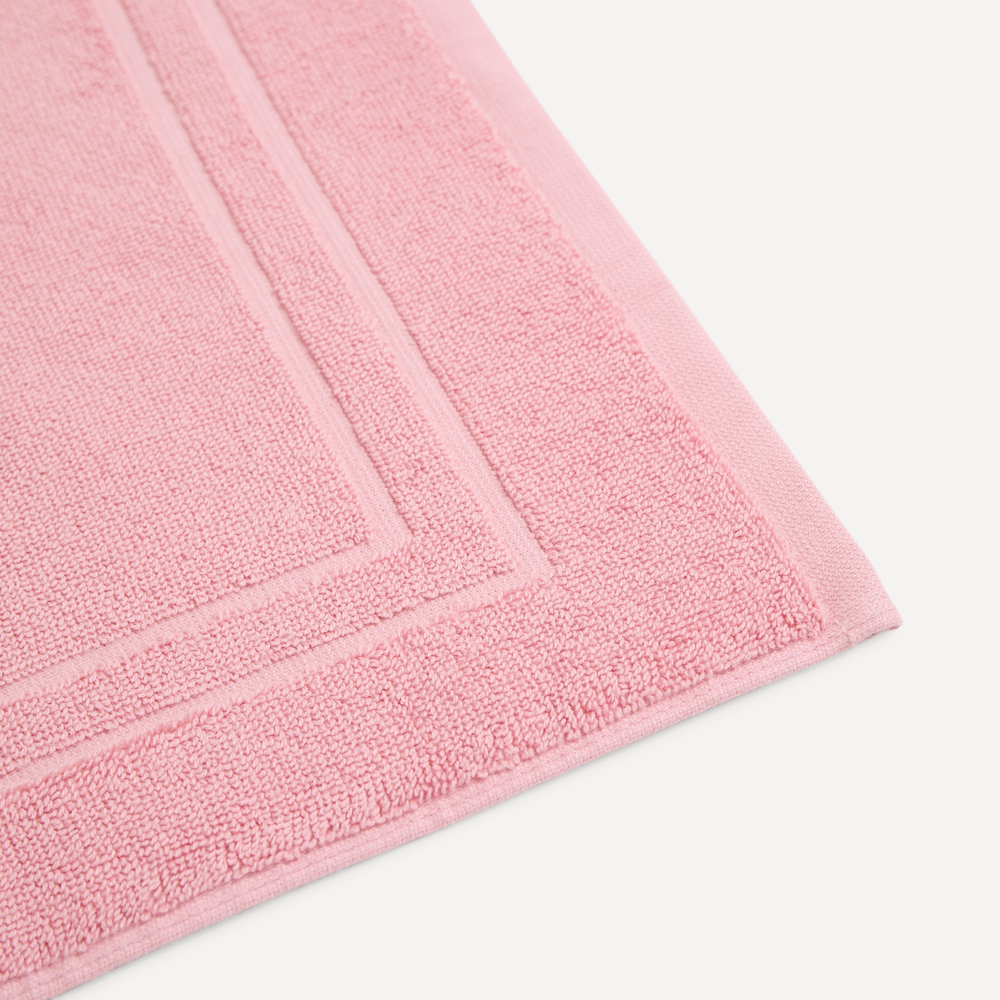 Tapete de casa de banho de algodão Zafiro Basics Rosa-2