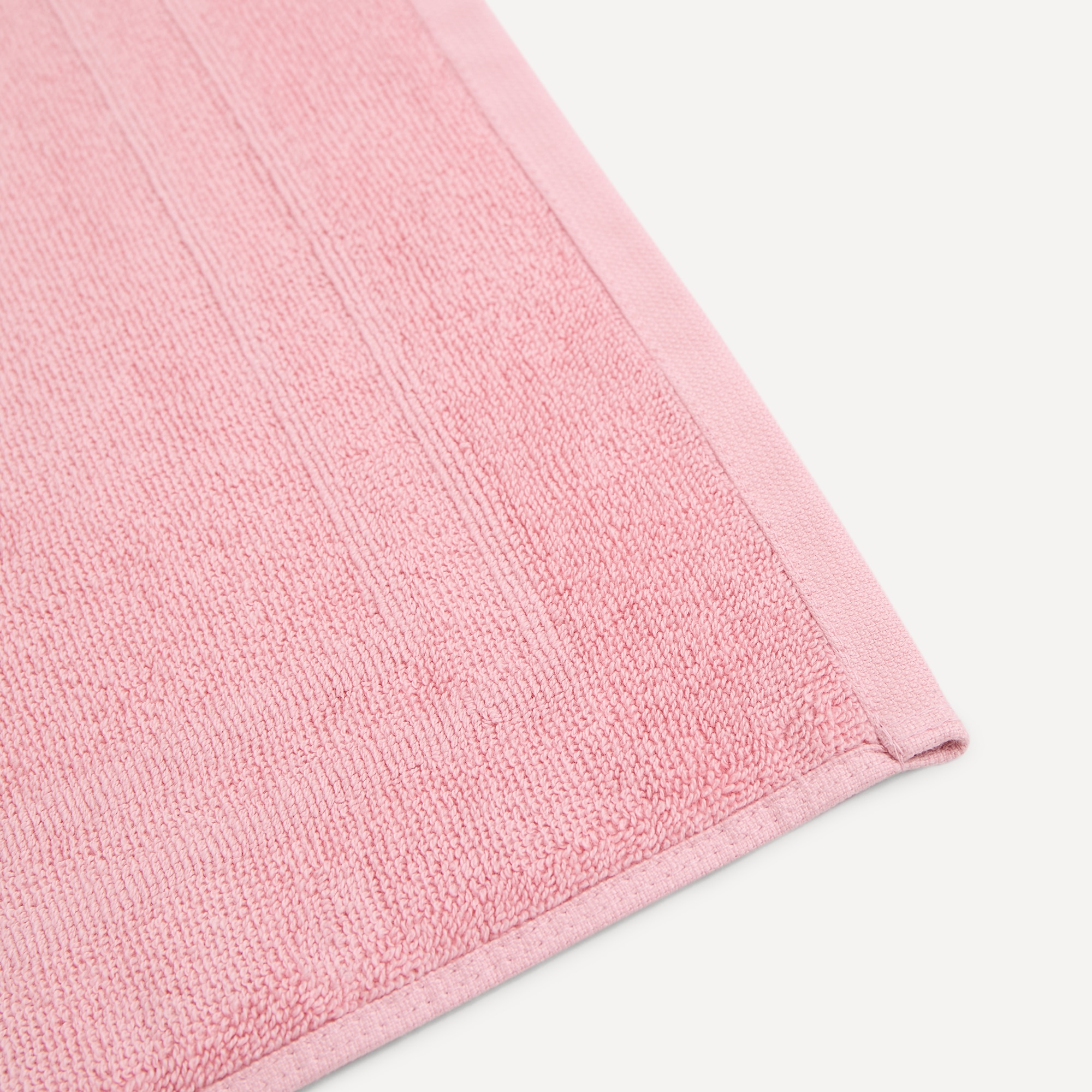 Tapete de casa de banho de algodão Zafiro Basics Rosa-3