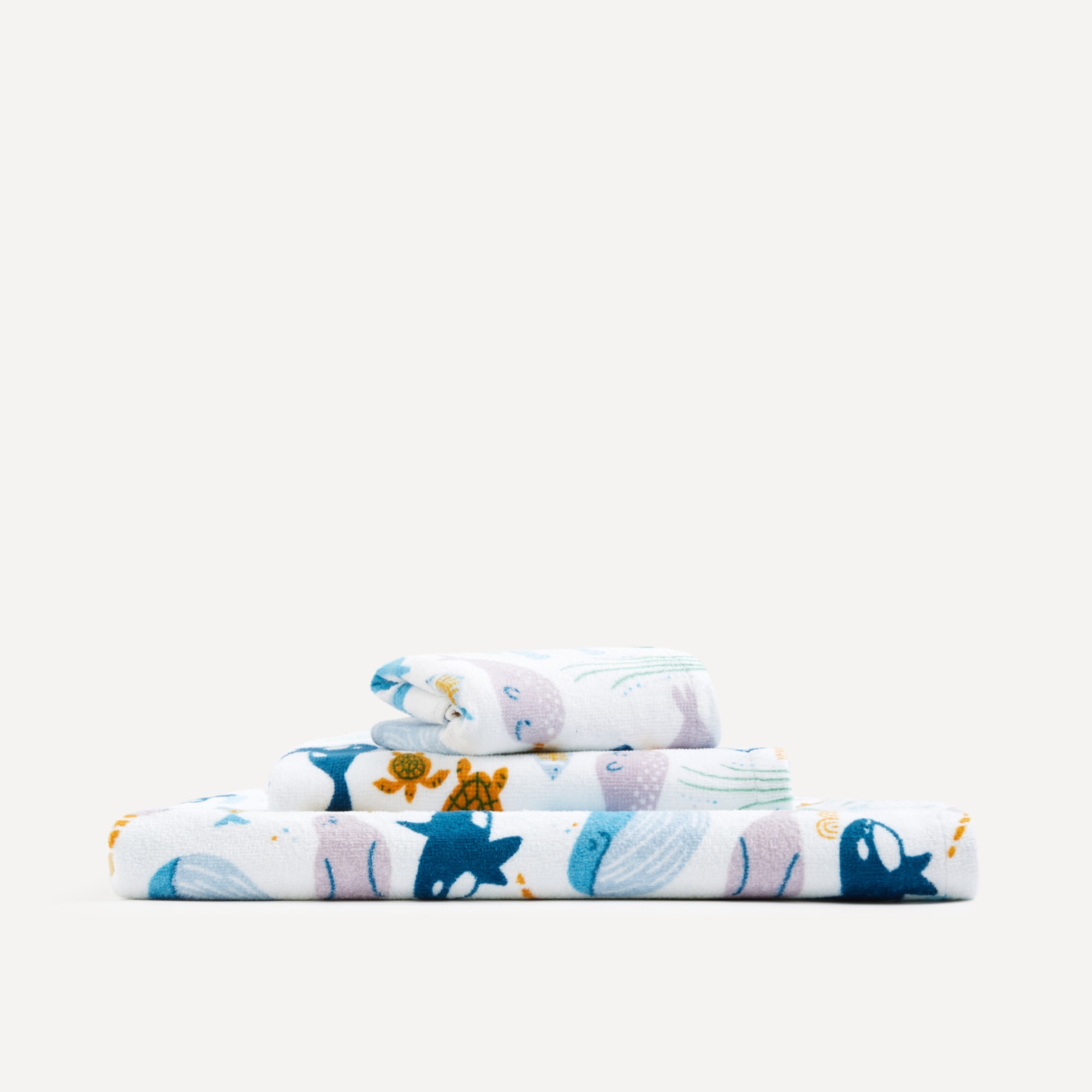 Toalla de baño infantil algodón 420 gr/m2 Ocean Basics El Corte Inglés Multicolor-5