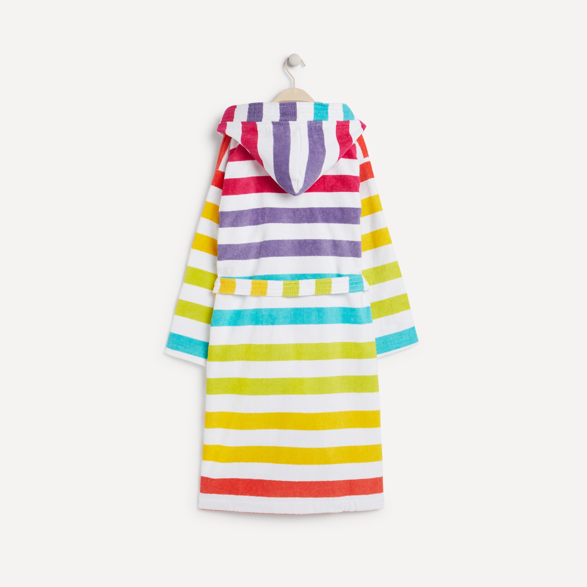 Albornoz infantil algodón 360 gr/m2 Rainbow Basics El Corte Inglés Multicolor-4