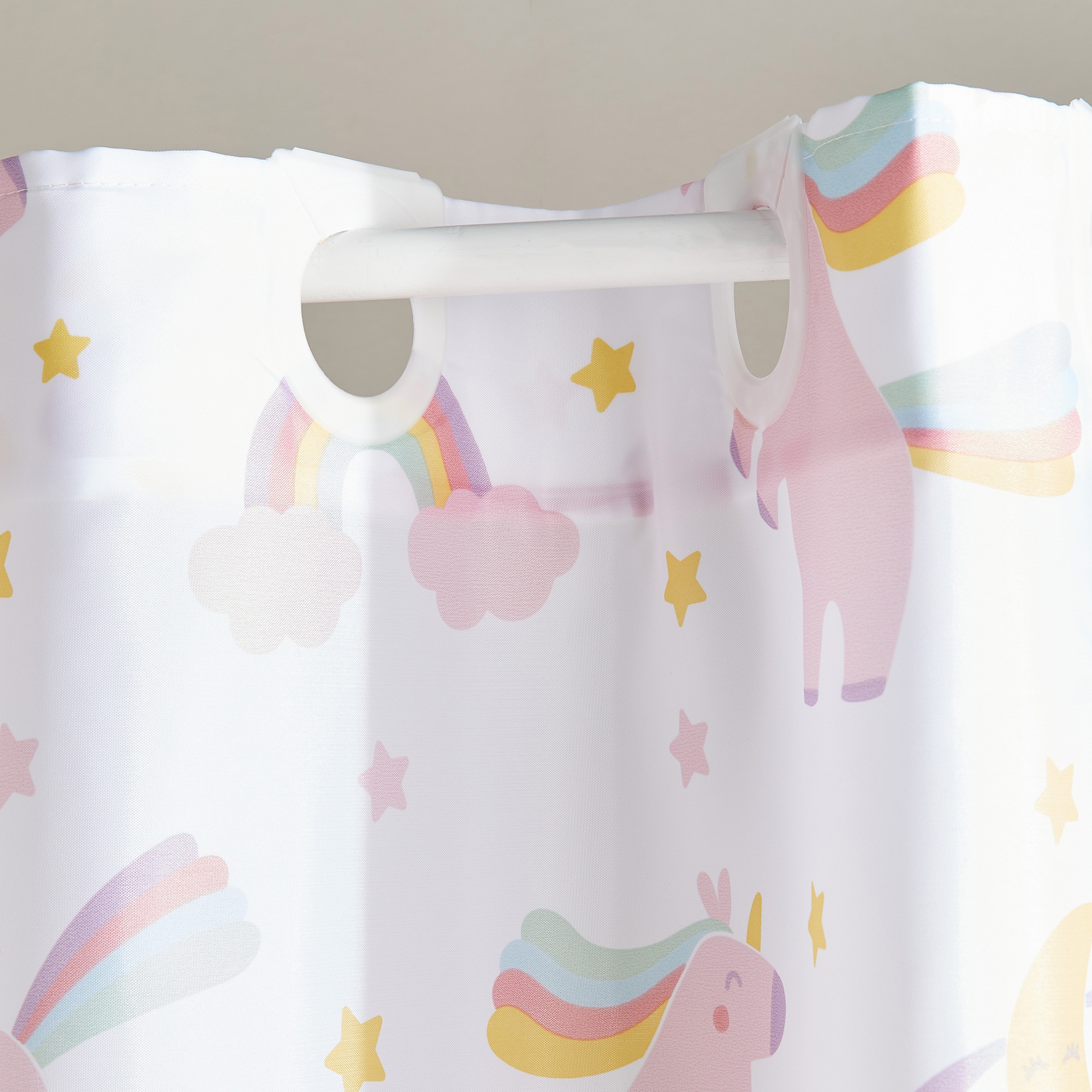 Cortina de banho infantil Believe Rosa-4