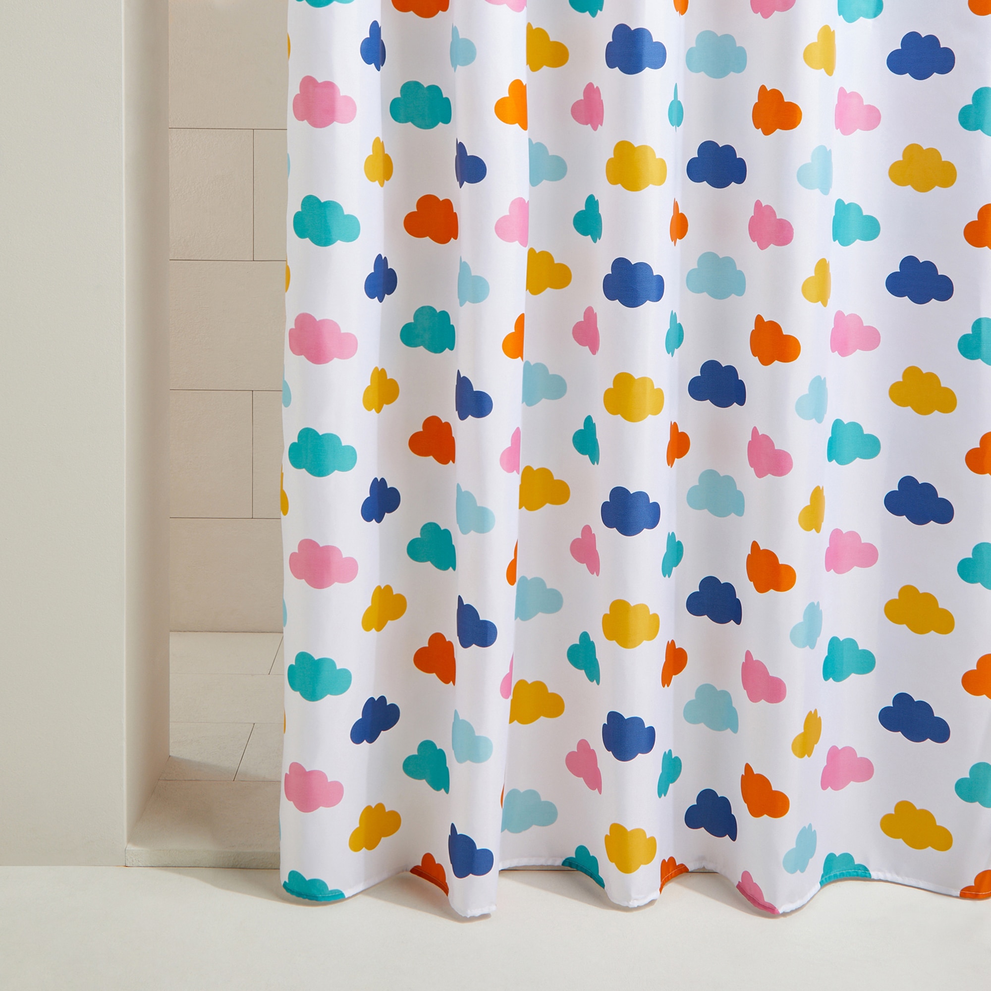 Cortina de baño infantil Cloud 22 Basics El Corte Inglés Multicolor-1