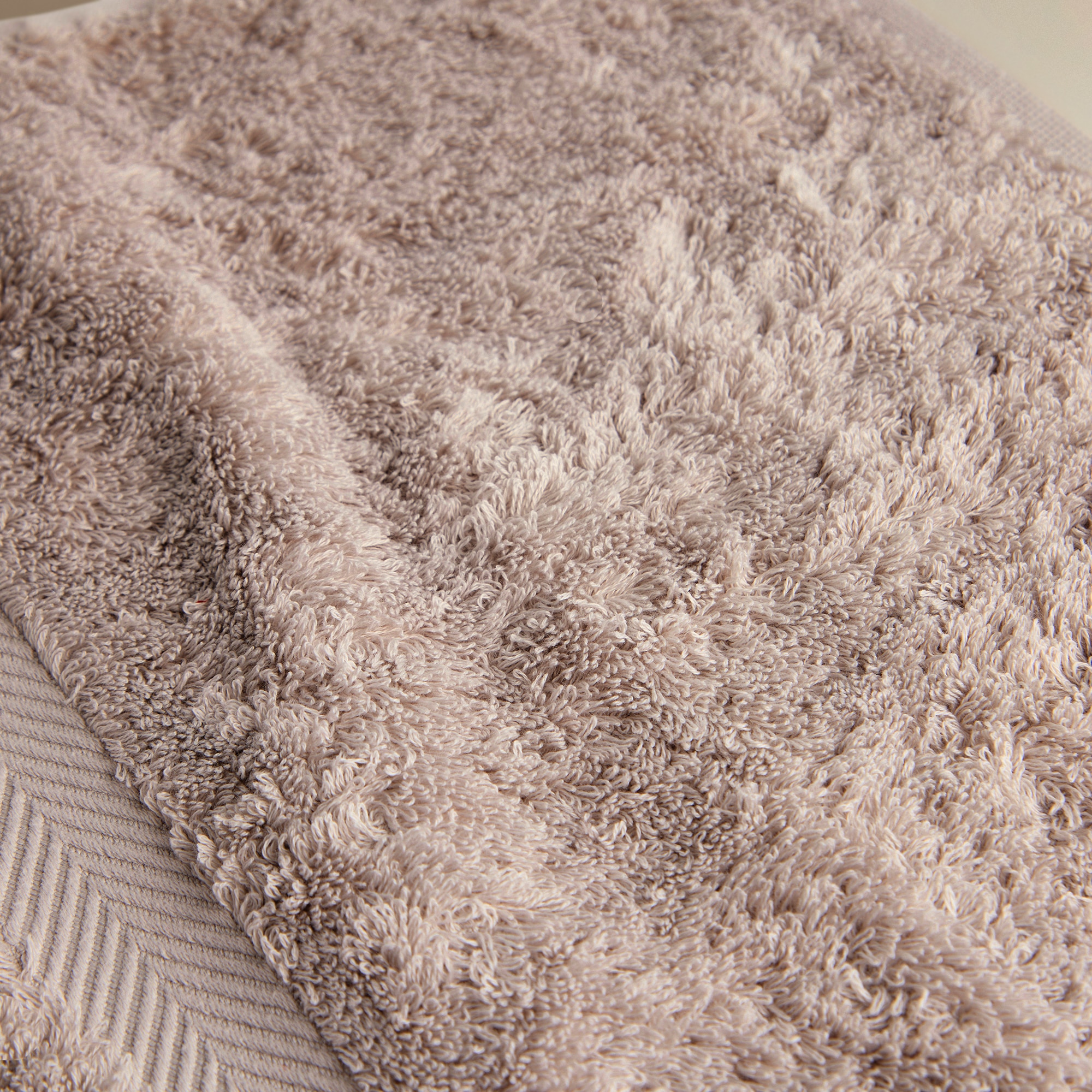 Conjunto de 3 Toalhas de Bidé de Algodão 700 g/m2 Supima 25 Cinzento-pérola-2