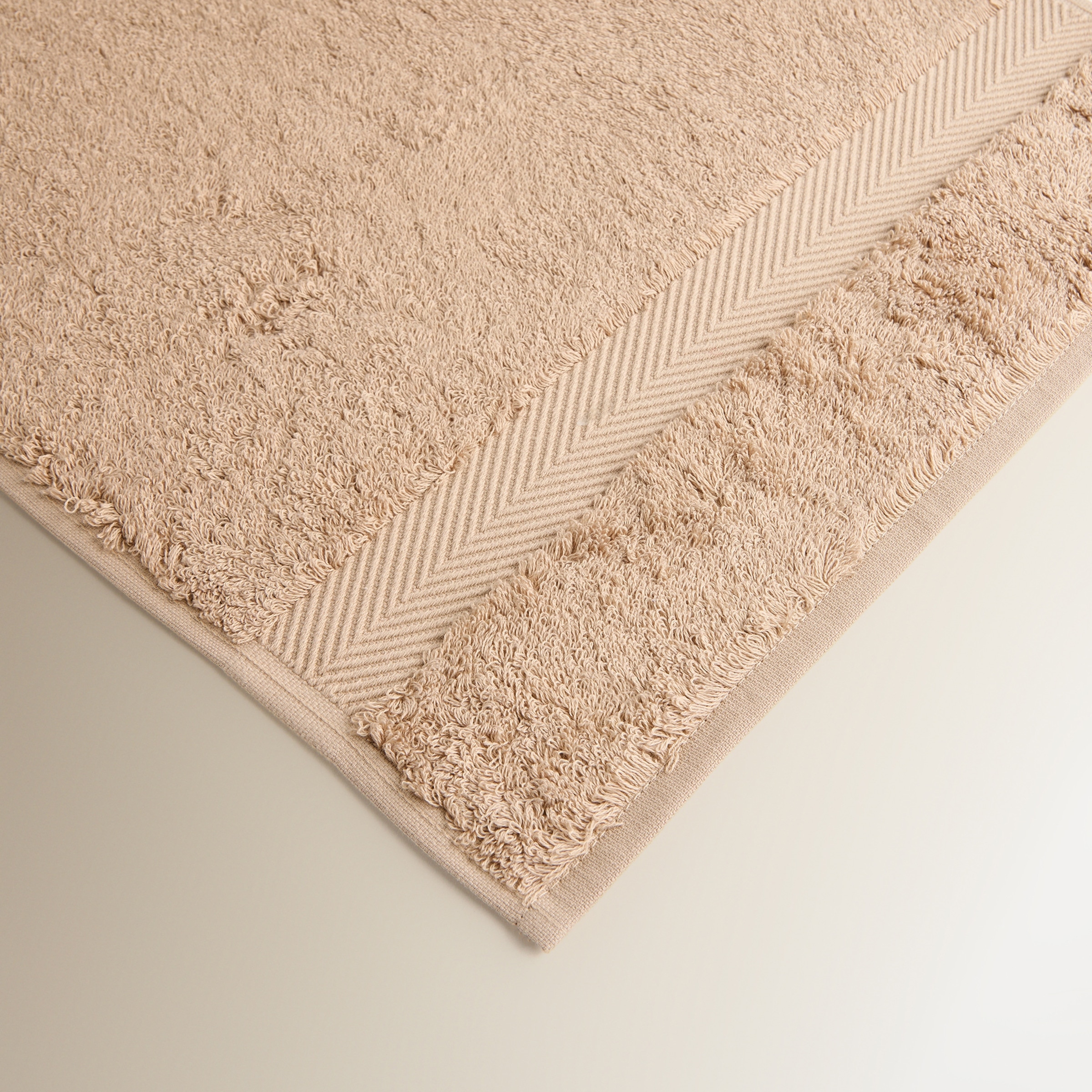 Toalla de baño algodón 700 gr/m2 Supima 25 - Beige Tocador Beige-3