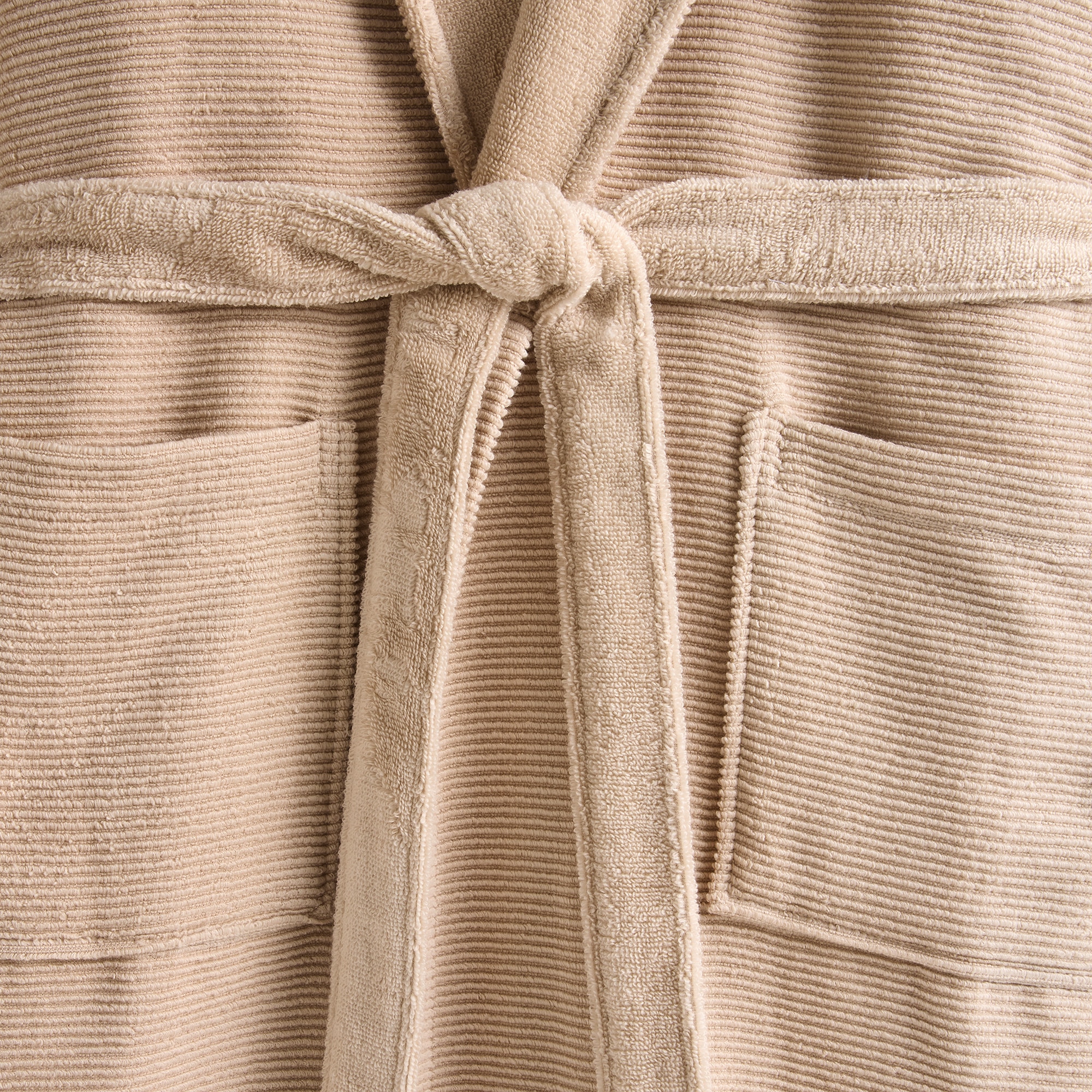 Albornoz algodón 350 gr/m2 Cozy - Beige S-M Beige-3