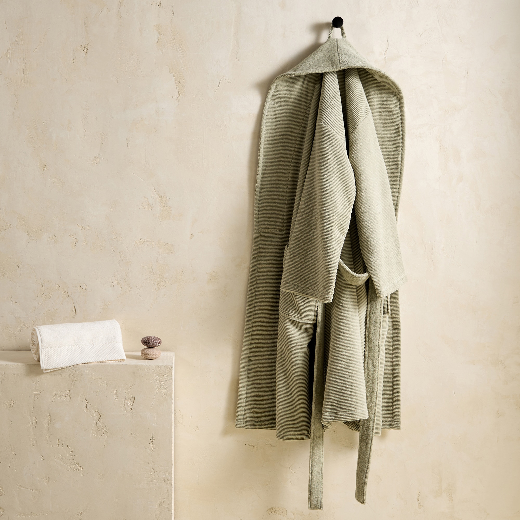 Roupão de Algodão 350 g/m2 Cozy Verde-1