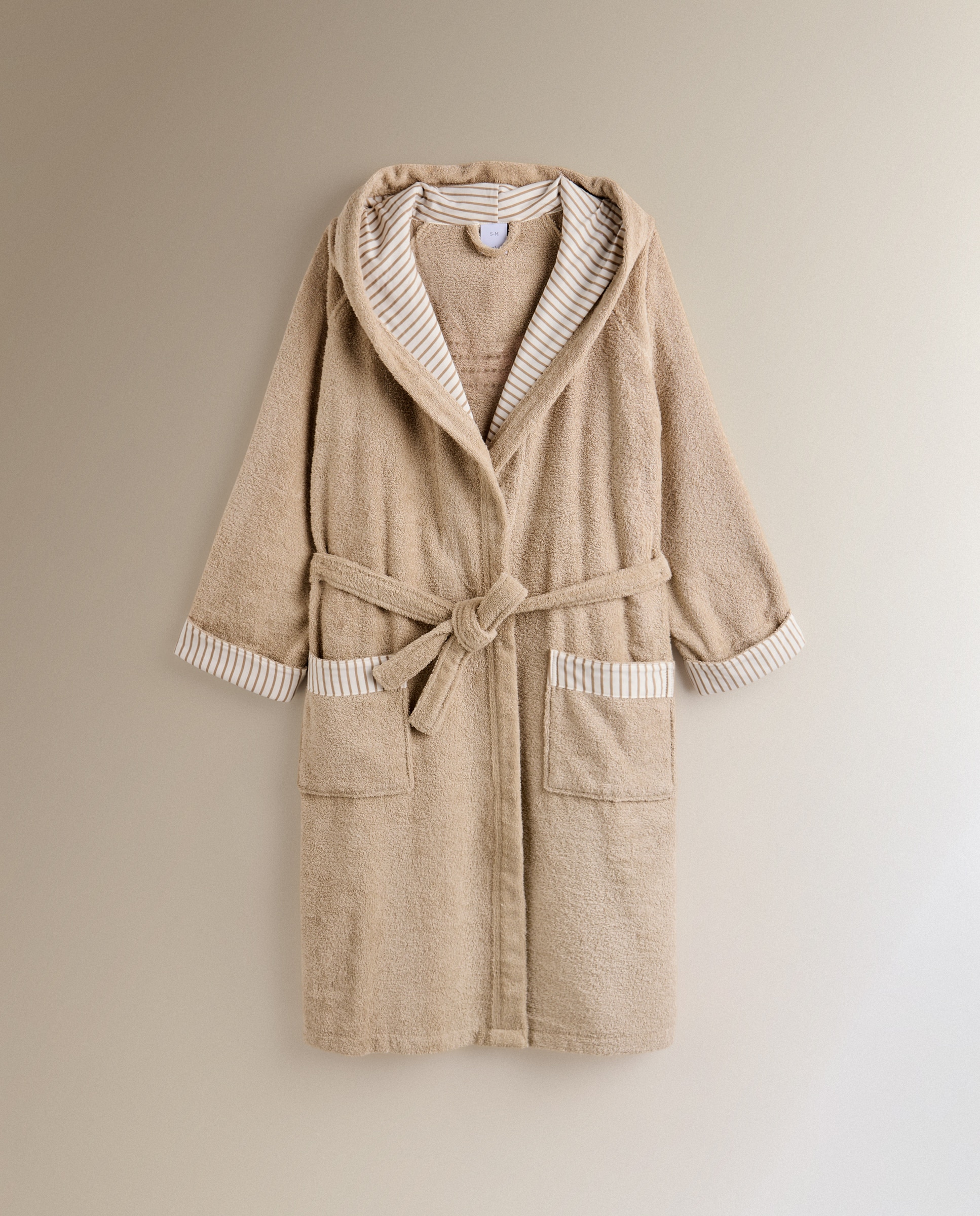 Roupão de Algodão 380 g/m2 58 Bege-2