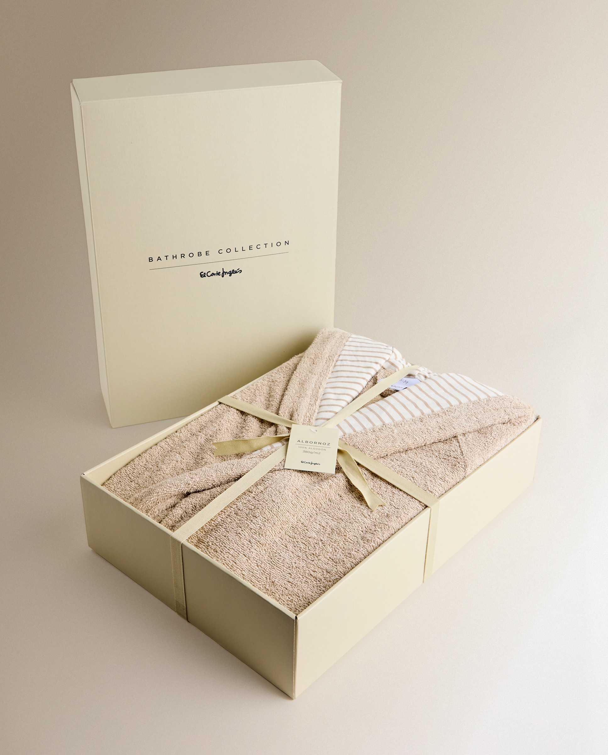 Roupão de Algodão 380 g/m2 58 Bege-5