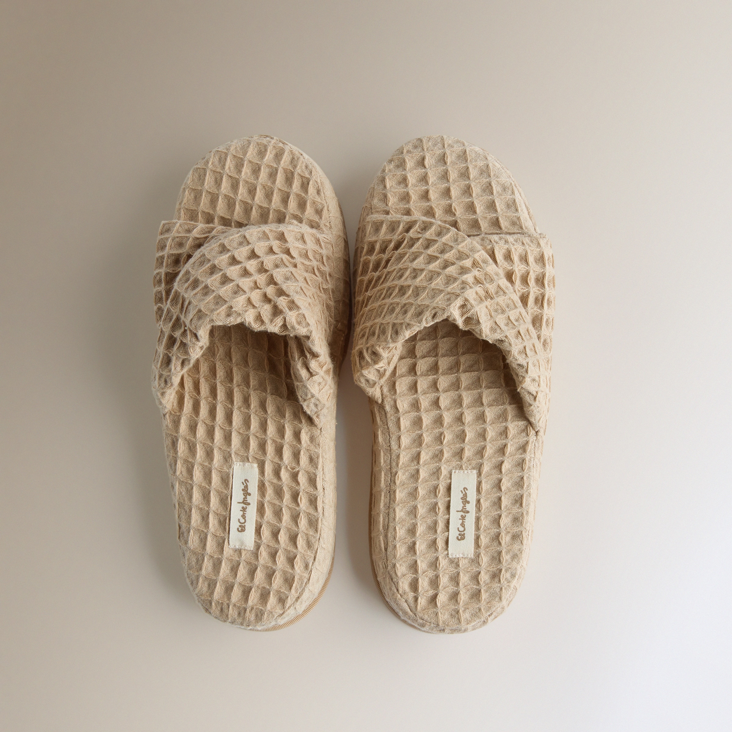 Chinelos de Quarto Spa Bege-1